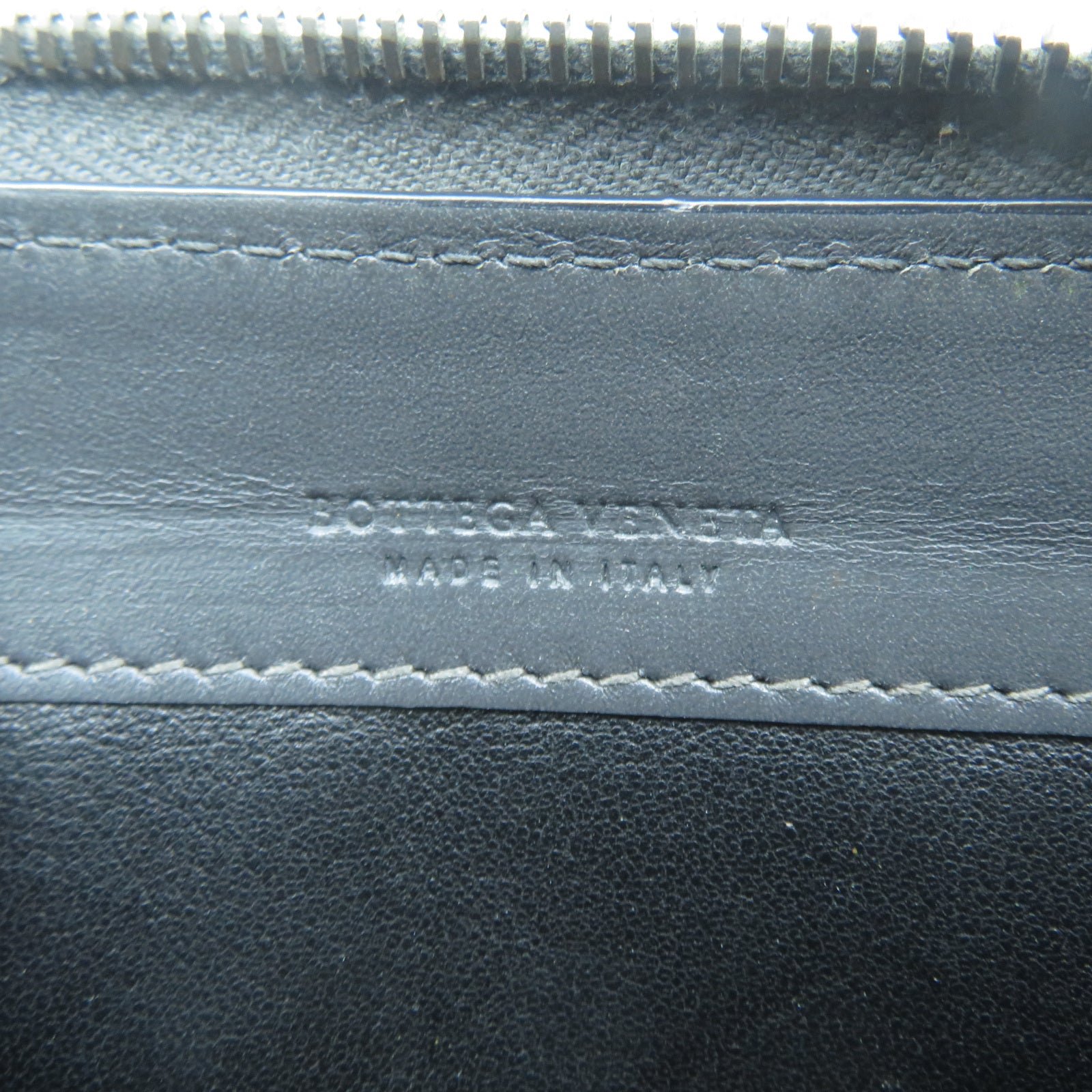 BOTTEGA VENETA 【激減優惠】牛皮皮革Long Wallet錢包灰色