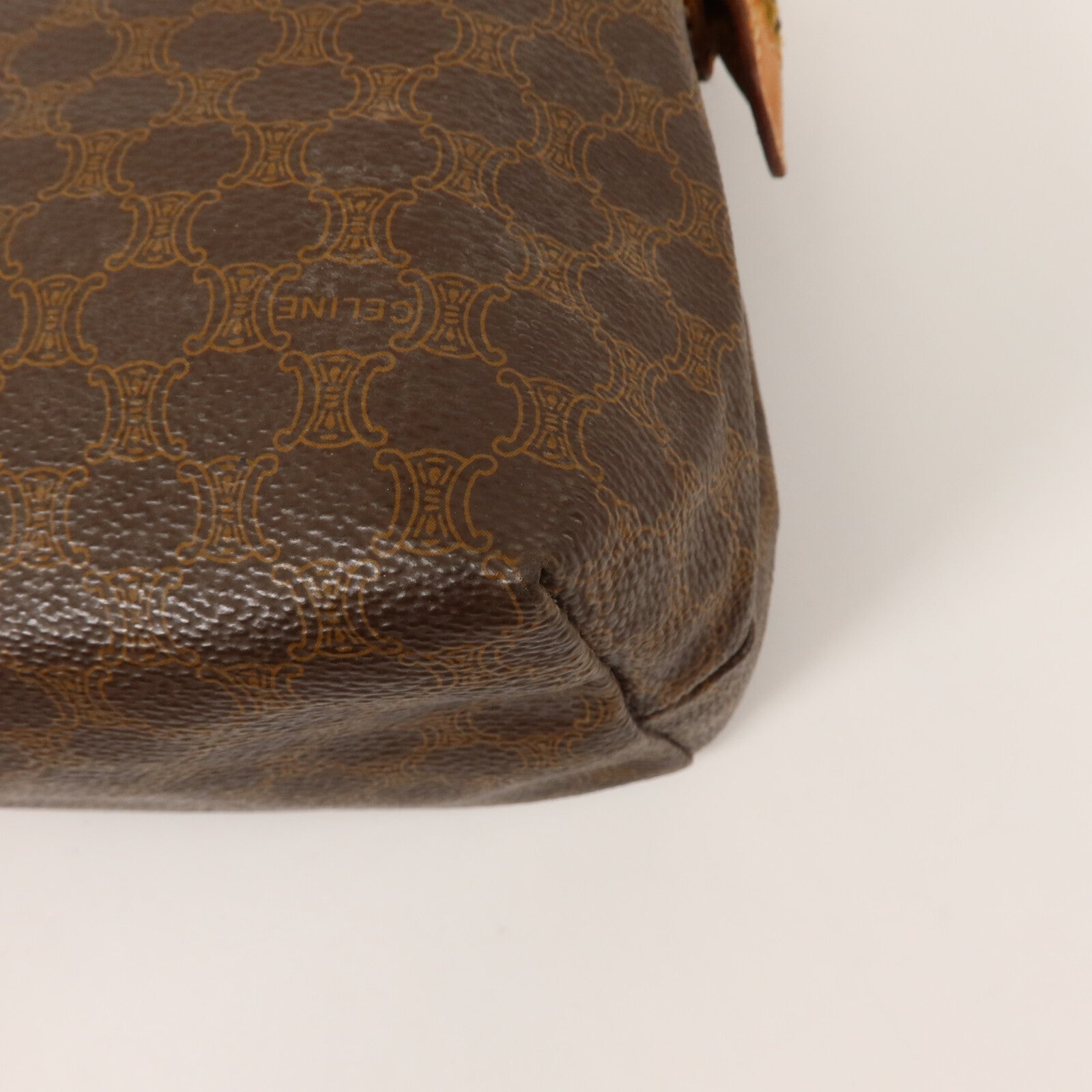 CELINE 塗層帆布Pouch Vintage手提包