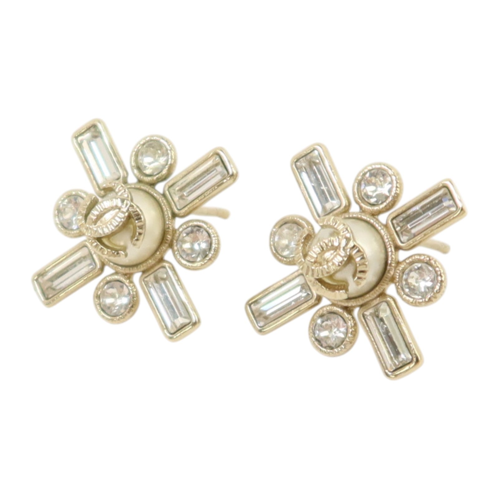 CHANEL 金屬/PVC Earrings耳環