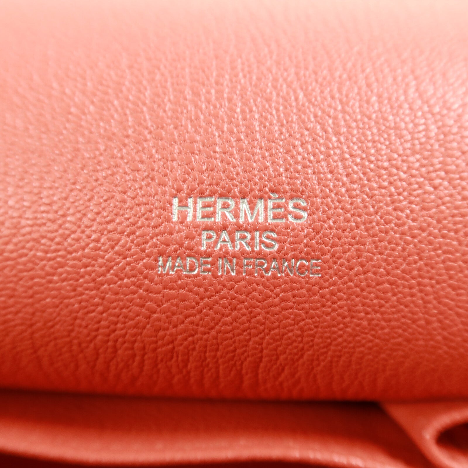HERMES Togo皮革Jypsiere 34肩背袋Rouge Casaque