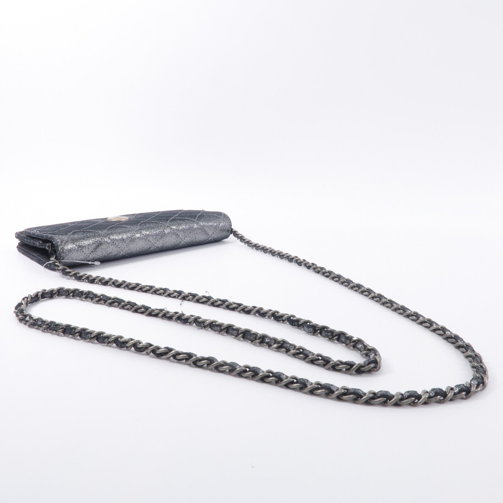 CHANEL 帆布Wallet On Chain鏈帶肩背袋