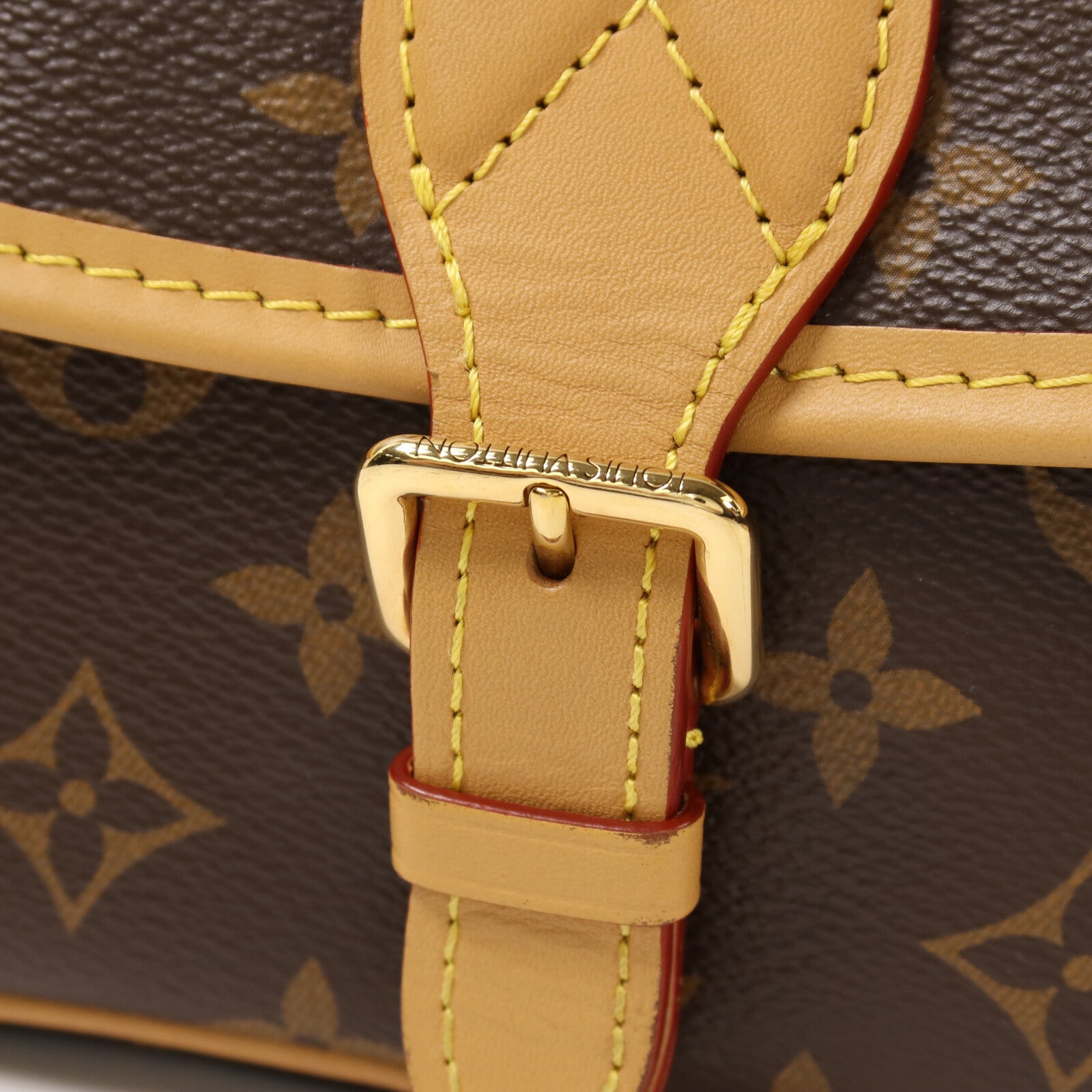 LOUIS VUITTON Monogram Diane金扣手挽肩背兩用袋