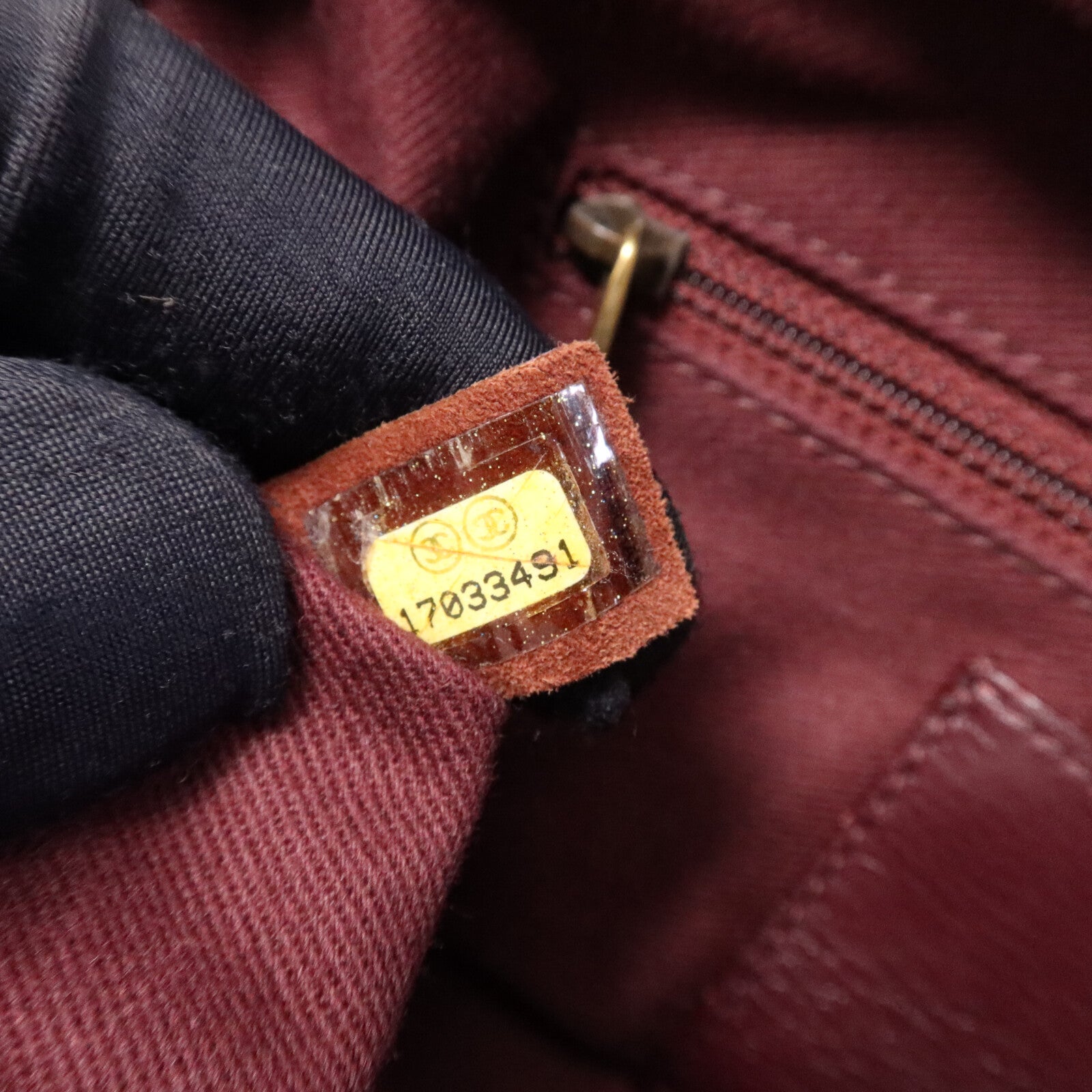 CHANEL 牛皮皮革Chain Shoulder Bag金扣鏈帶肩背袋
