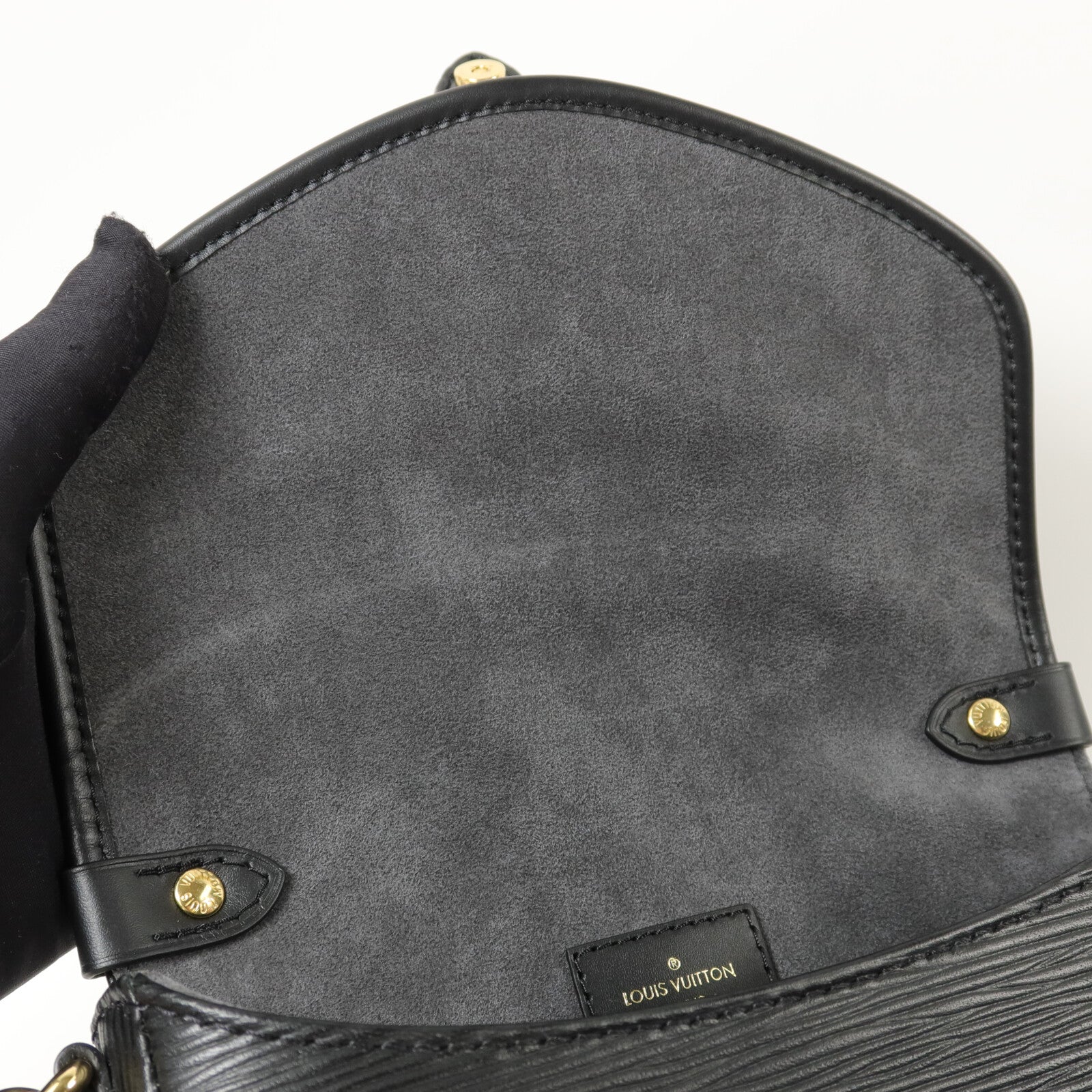 LOUIS VUITTON Epi Saumur BB手挽肩背兩用袋