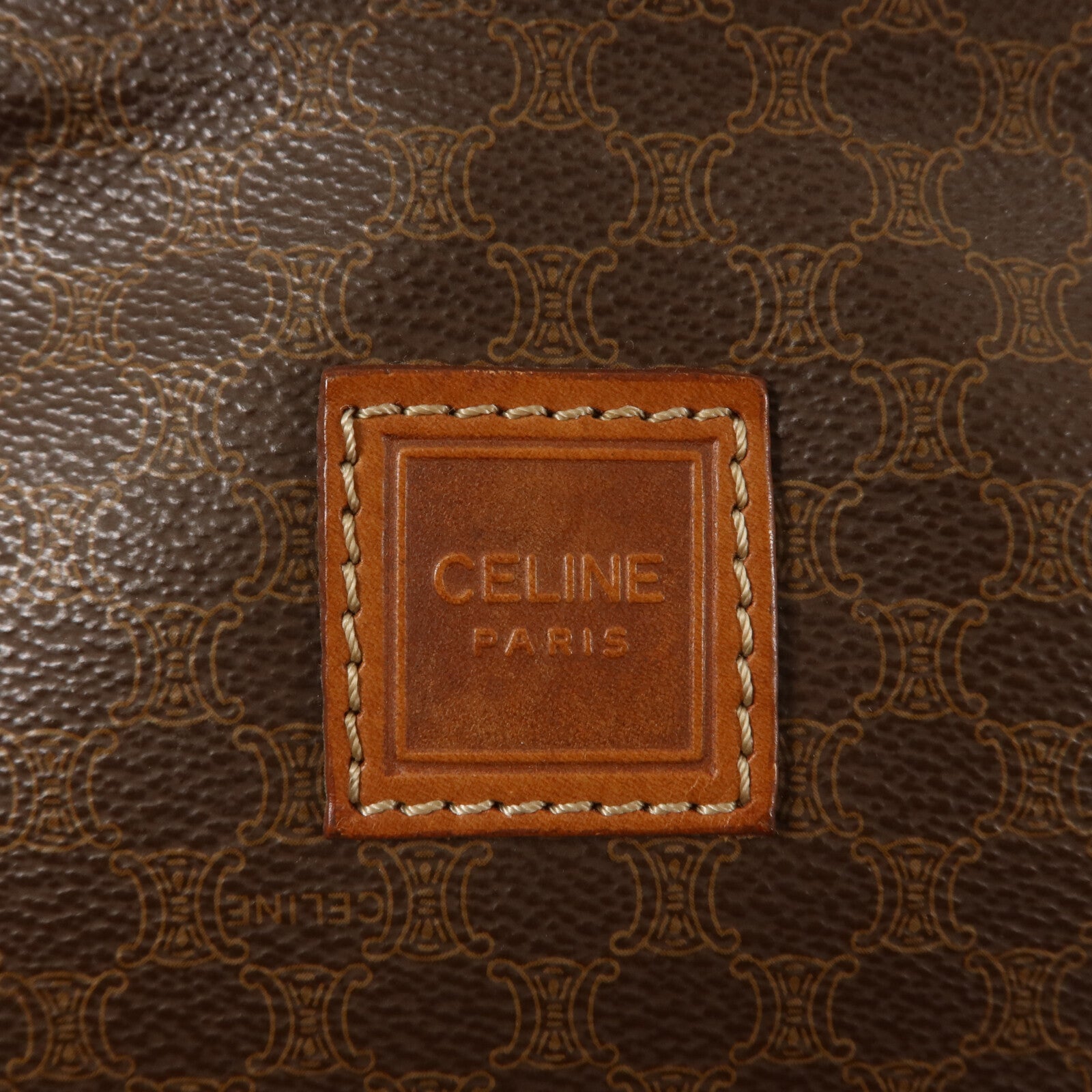 CELINE 塗層帆布Pouch Vintage手提包