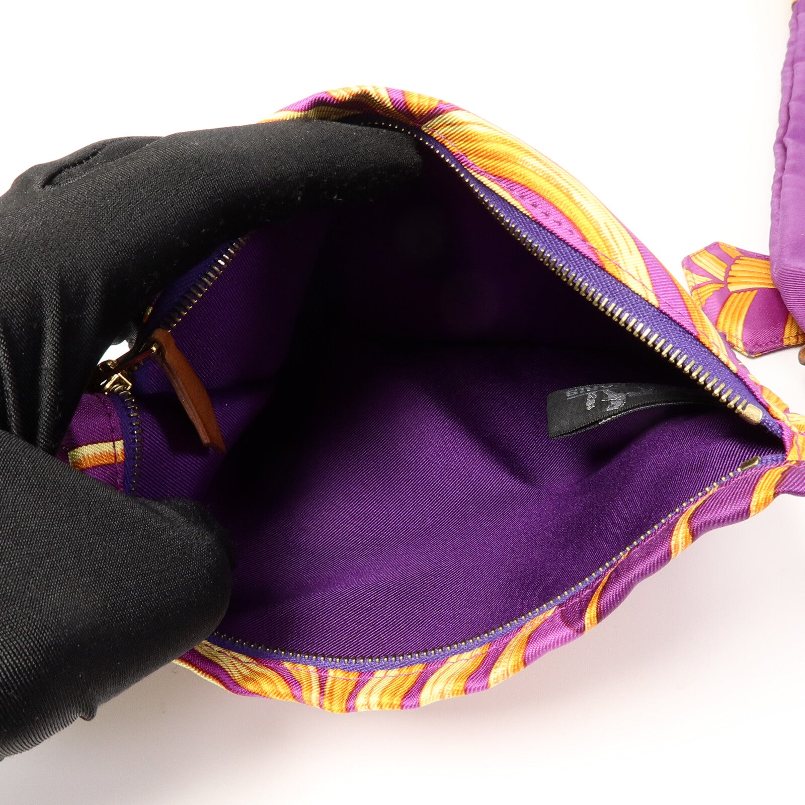 HERMES 絲質Silky City肩背袋