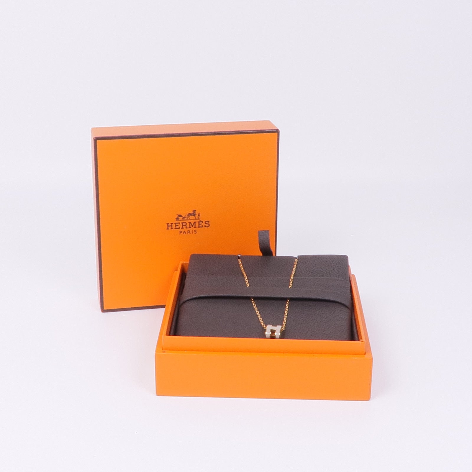 HERMES 金屬Mini Pop H Necklace項鍊