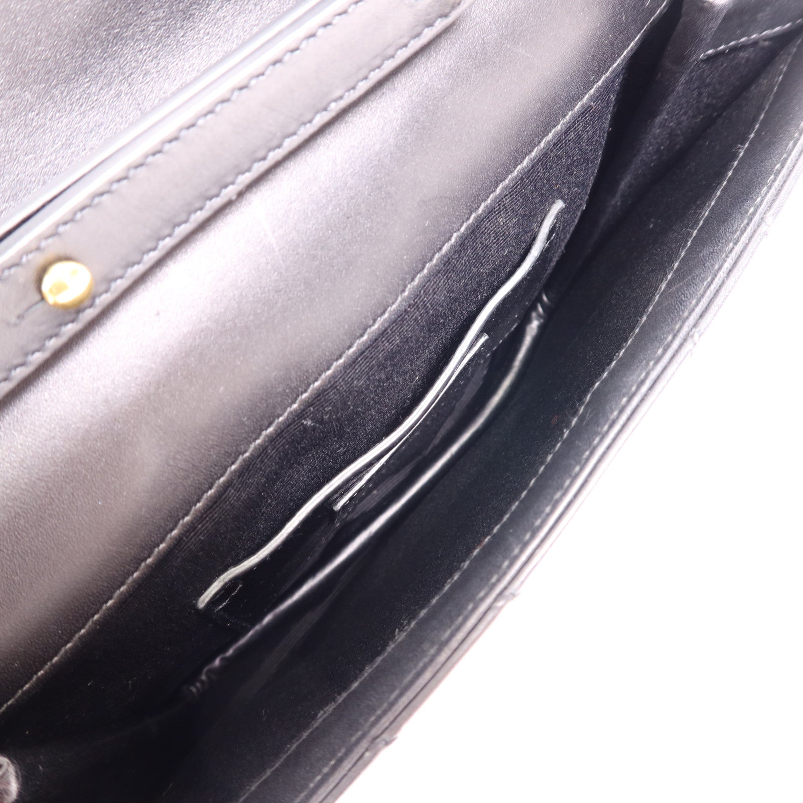 SAINT LAURENT 牛皮皮革Chain Shoulder金扣鏈帶肩背袋