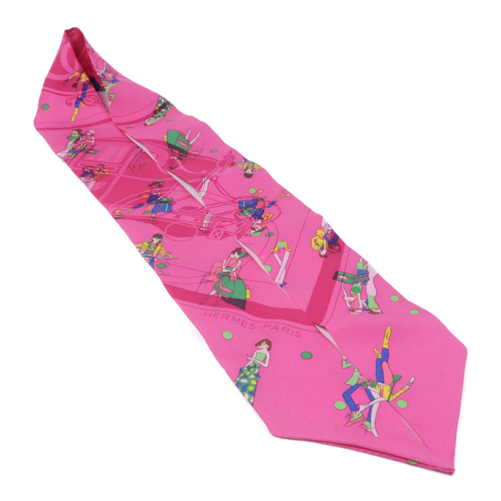 HERMES 絲質Twilly絲巾