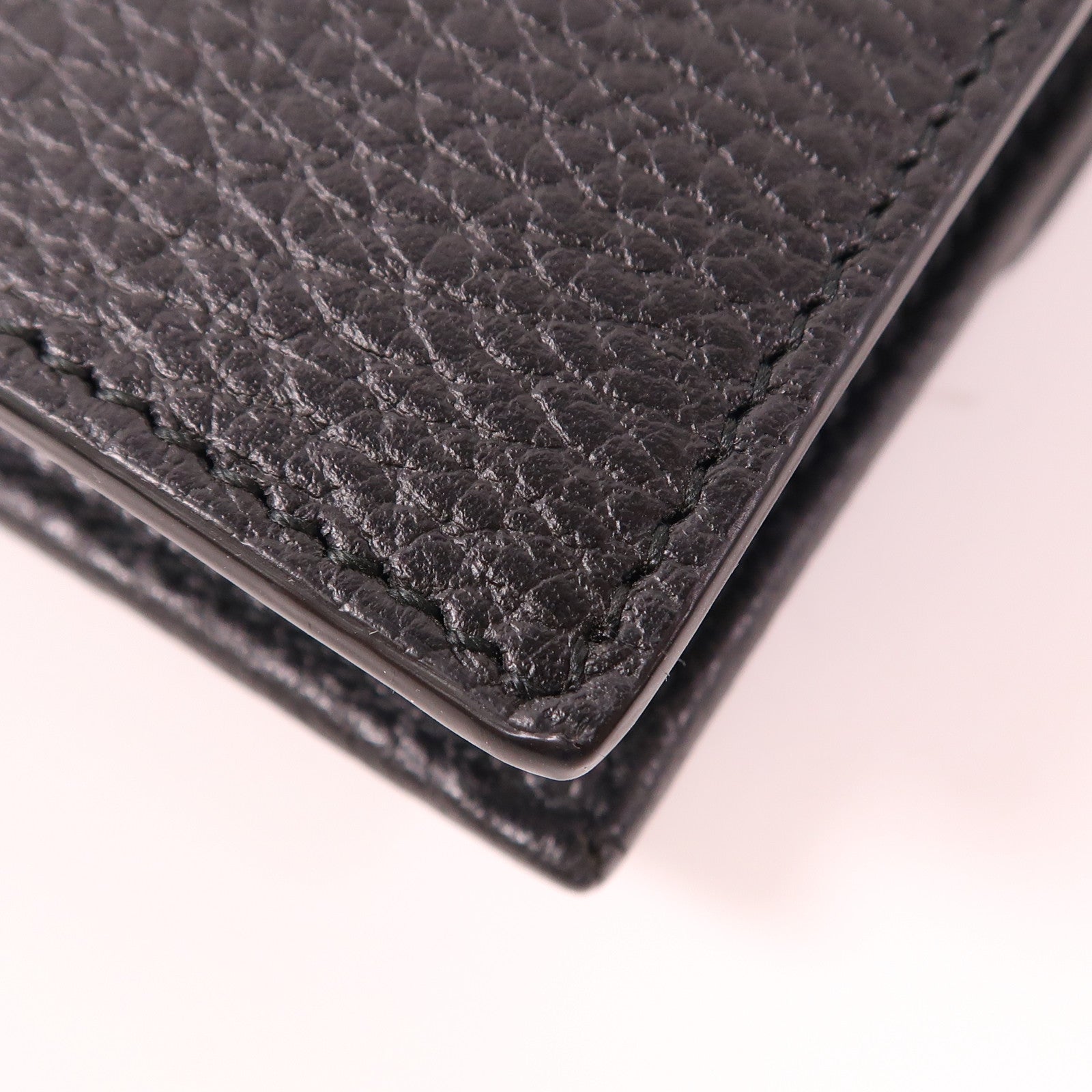 GUCCI GG GHW Chain Shoulder Bag 510314 Calfskin Leather Black