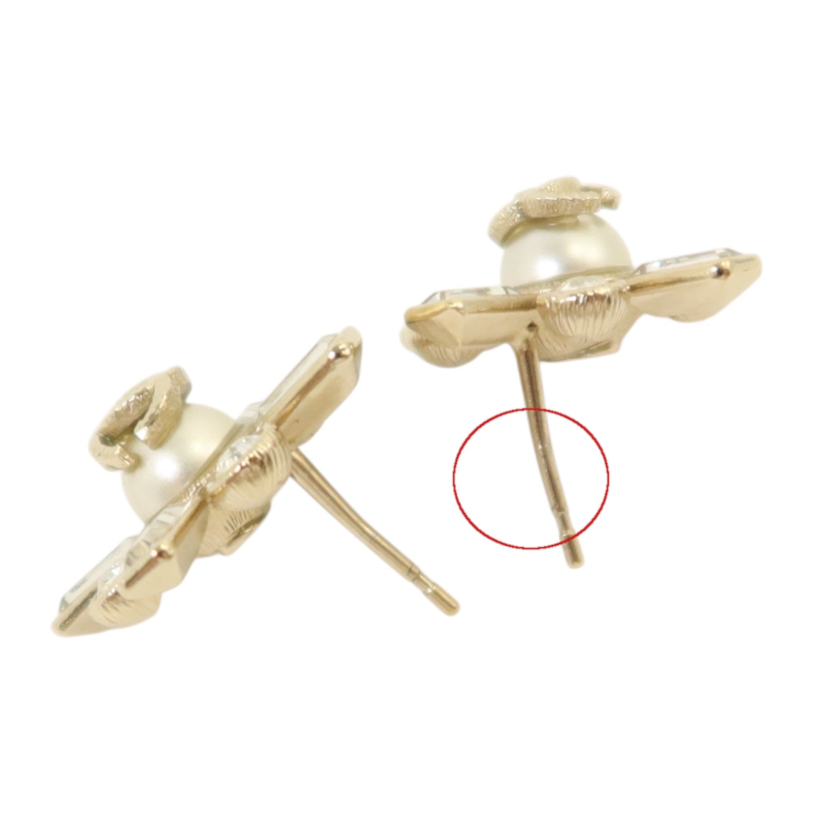 CHANEL 金屬/PVC Earrings耳環