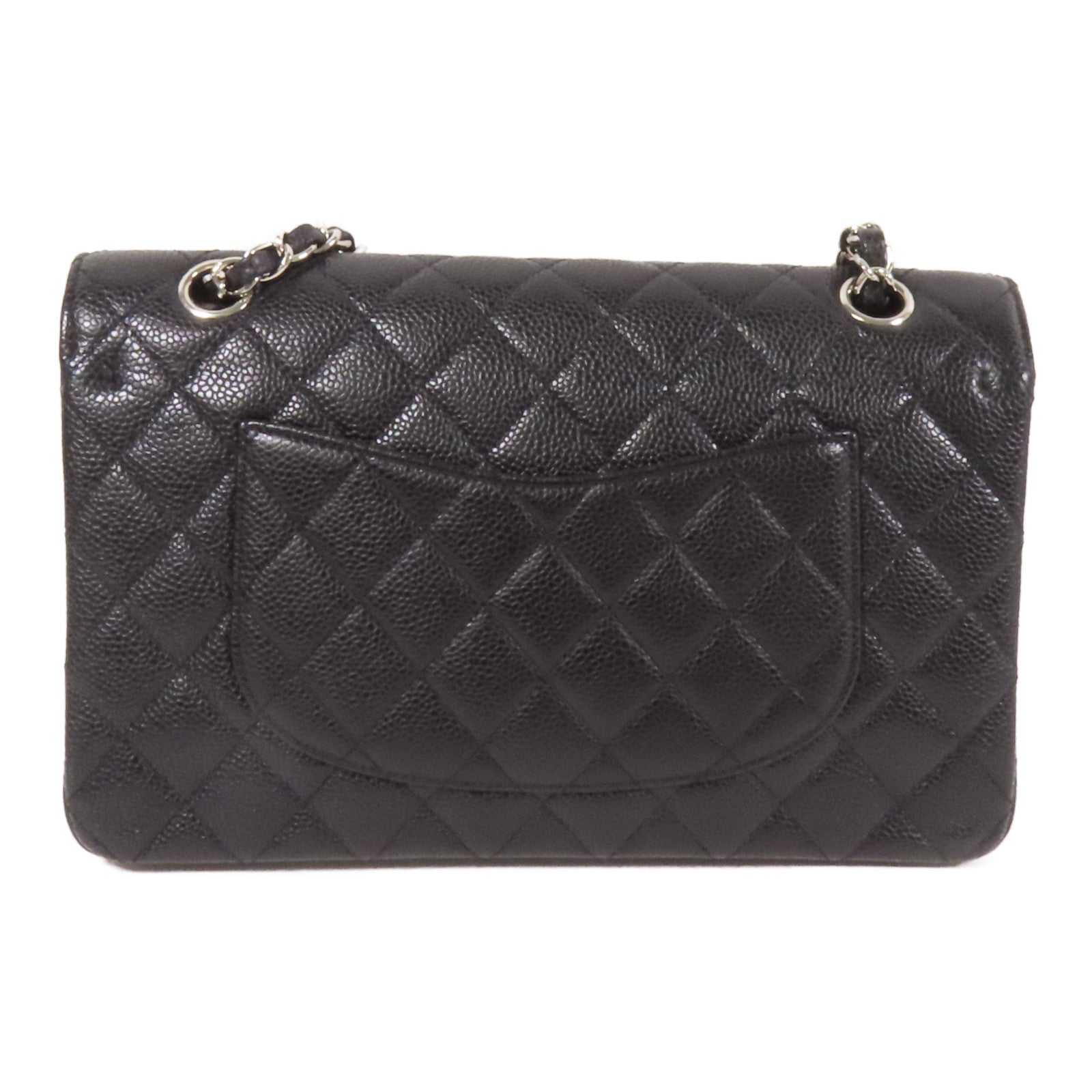 CHANEL 牛皮皮革Classic 25銀扣鏈帶肩背袋
