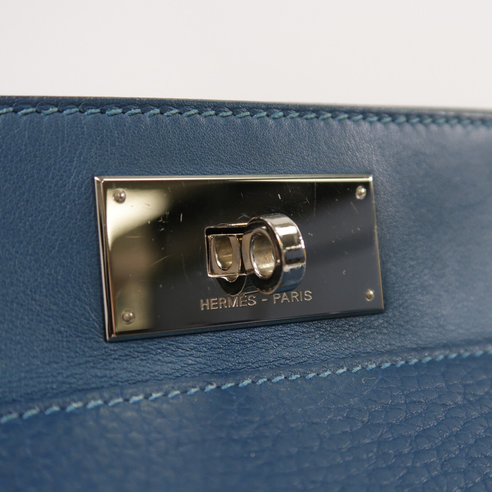 HERMES Clemence皮革Toolbox 26手挽肩背兩用袋Colvert
