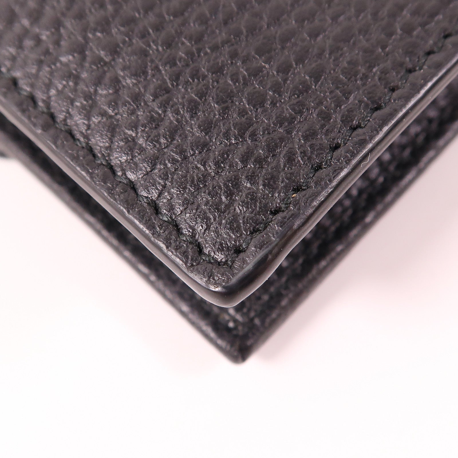 GUCCI GG GHW Chain Shoulder Bag 510314 Calfskin Leather Black