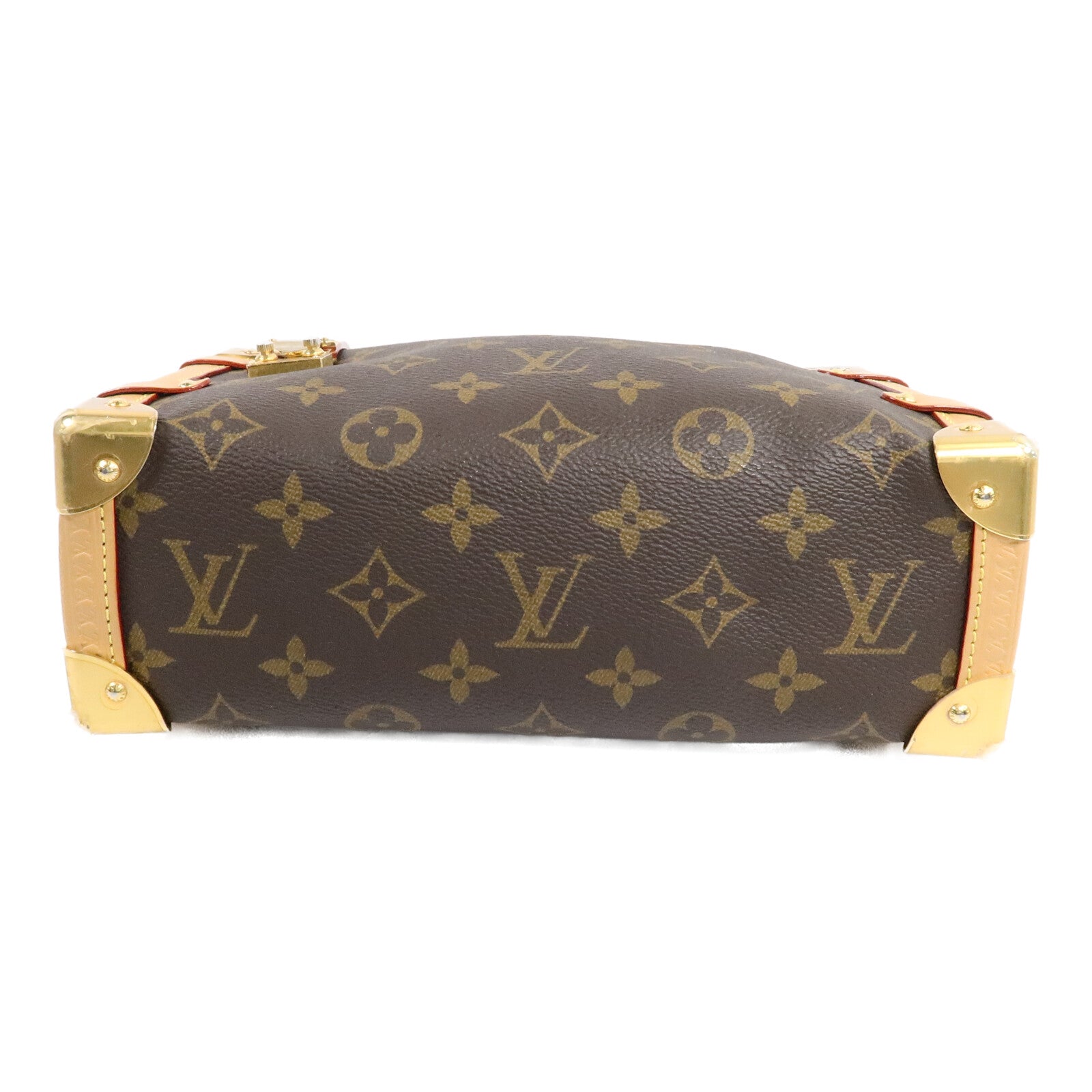 LOUIS VUITTON Monogram Side Trunk手挽肩背兩用袋