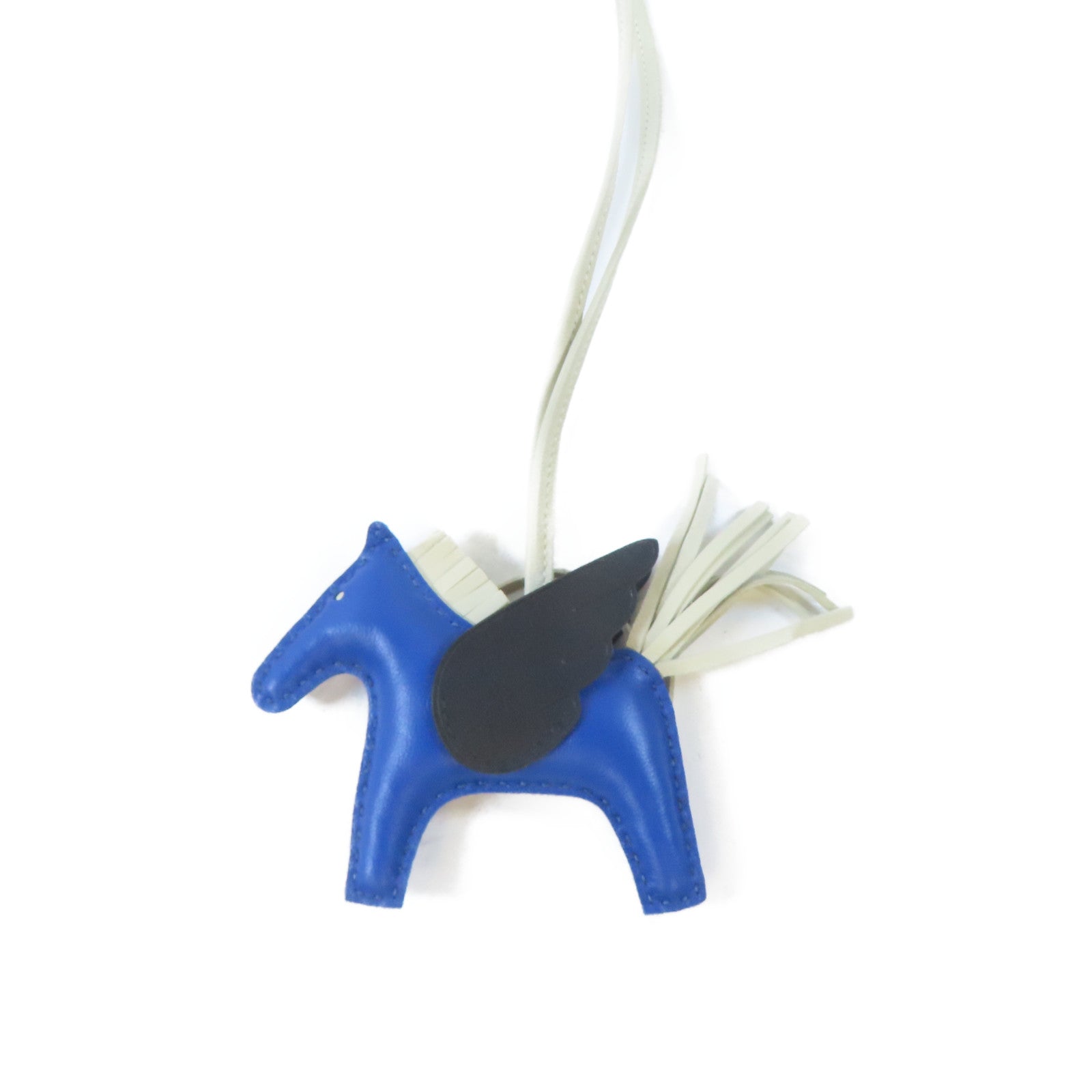 HERMES 【激減優惠】Swift皮革Rodeo Pegase PM掛飾Bleu France/藍色/Craie/白色/Noir/經典黑色