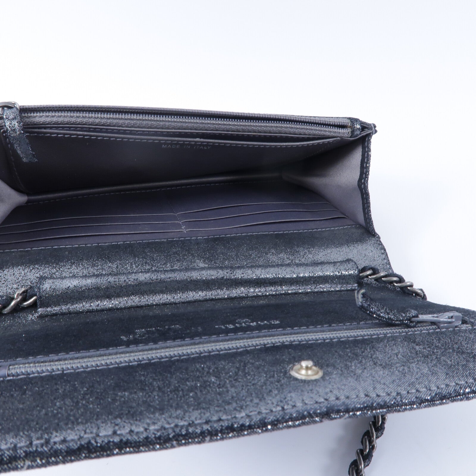 CHANEL 帆布Wallet On Chain鏈帶肩背袋