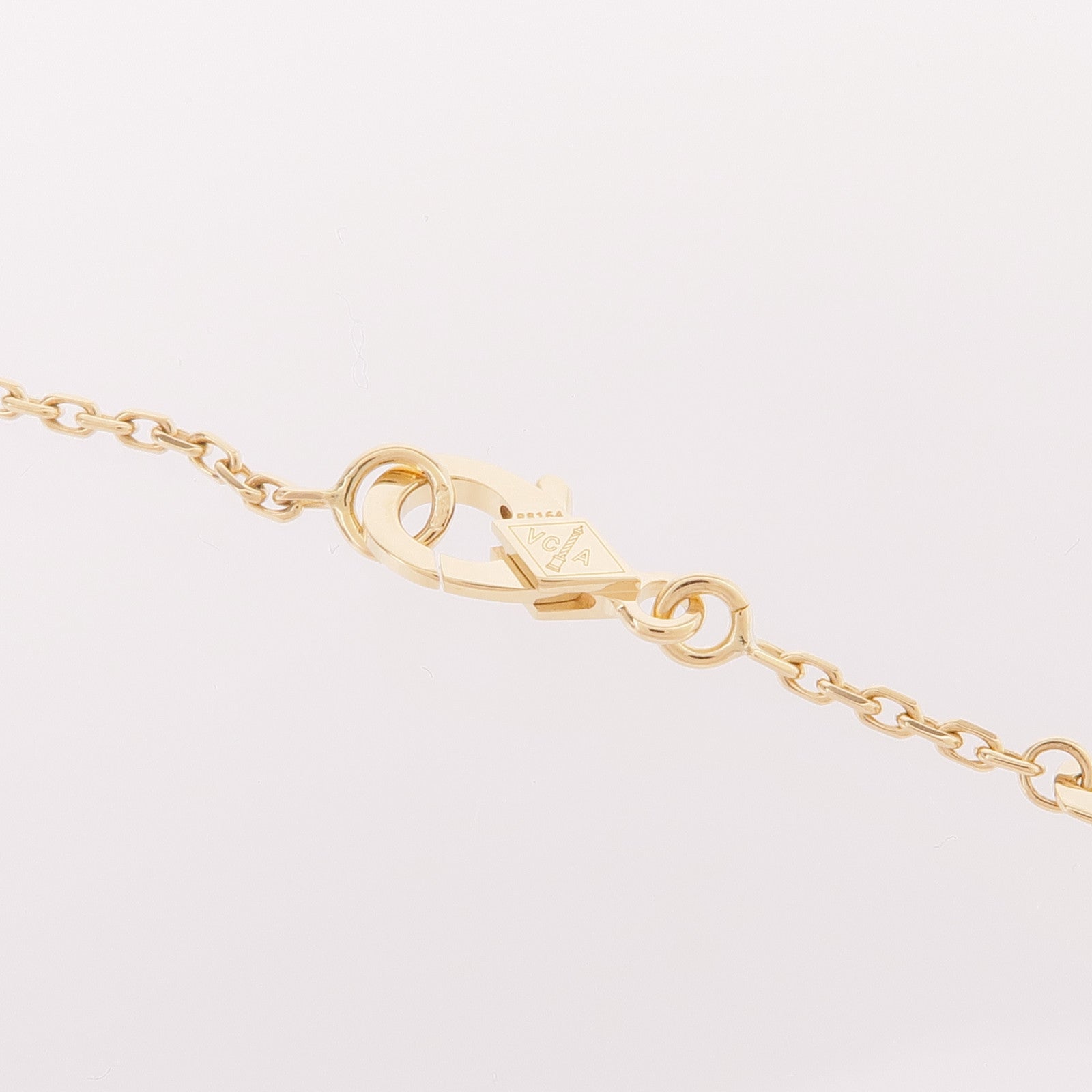 Van Cleef & Arpels 18K黃金Vintage Alhambra Onyx Necklace黑瑪瑙項鍊