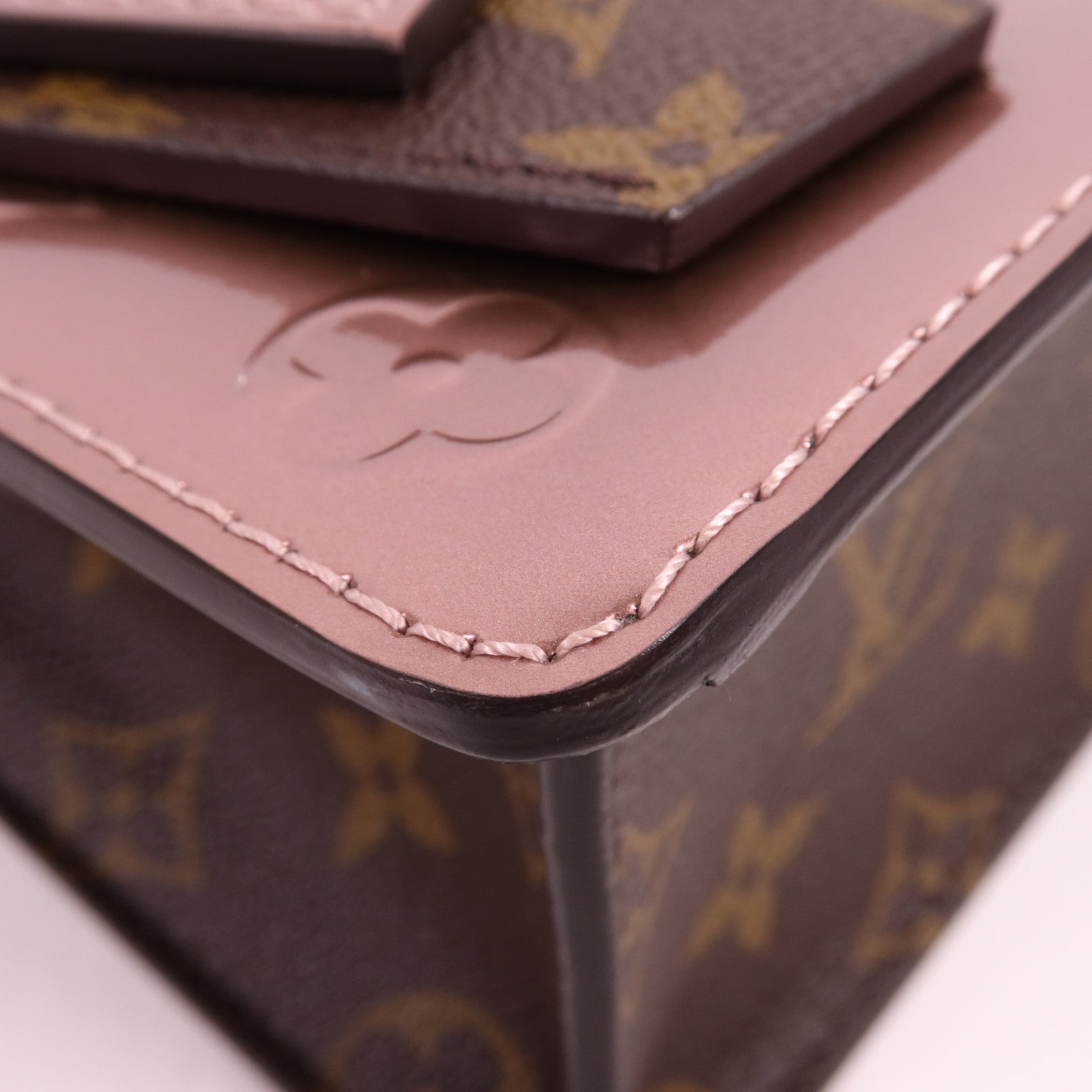 LOUIS VUITTON Vernis Spring Street PM金扣手挽肩背兩用袋