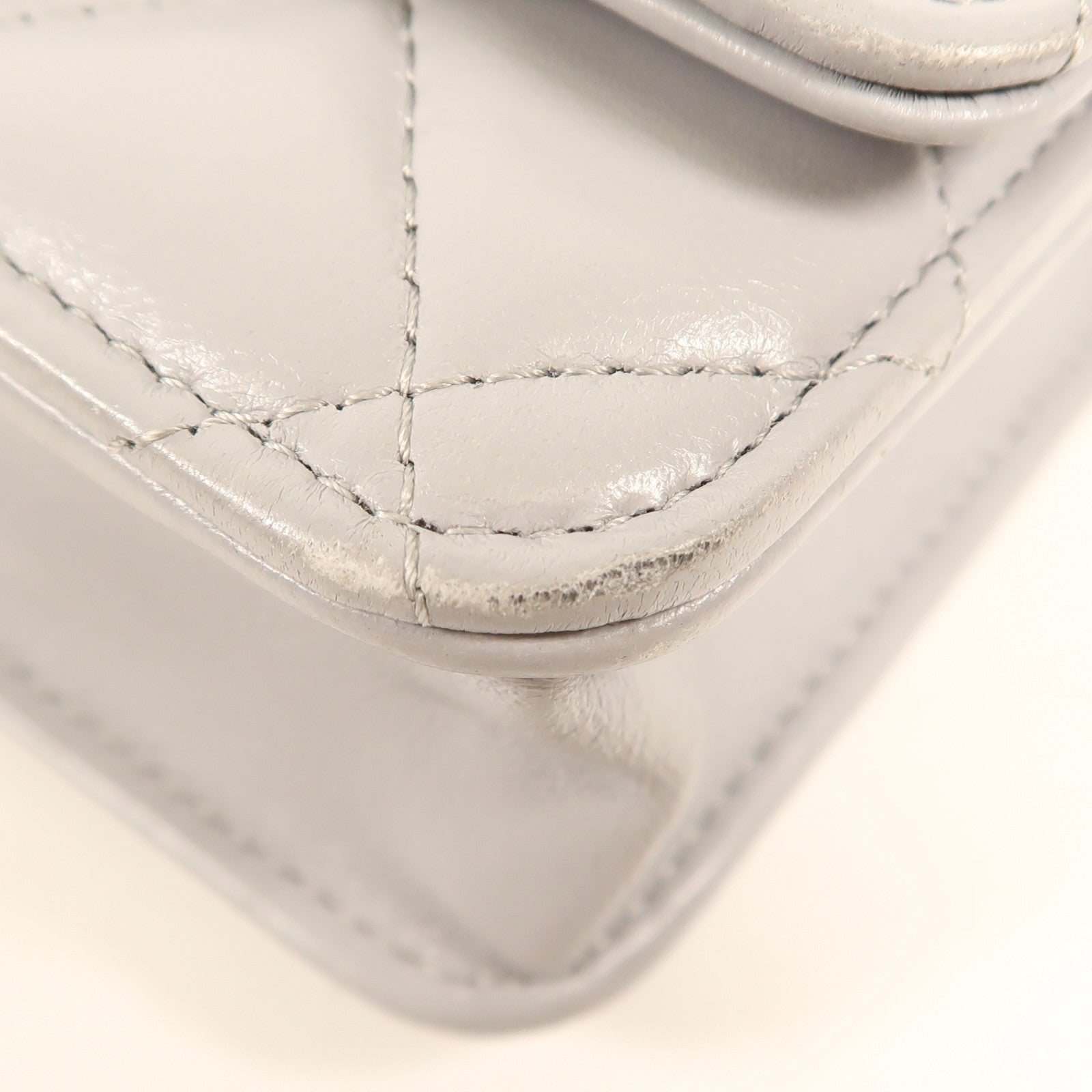 CHANEL 羊皮皮革WOC Wallet On Chain金扣鏈帶肩背袋