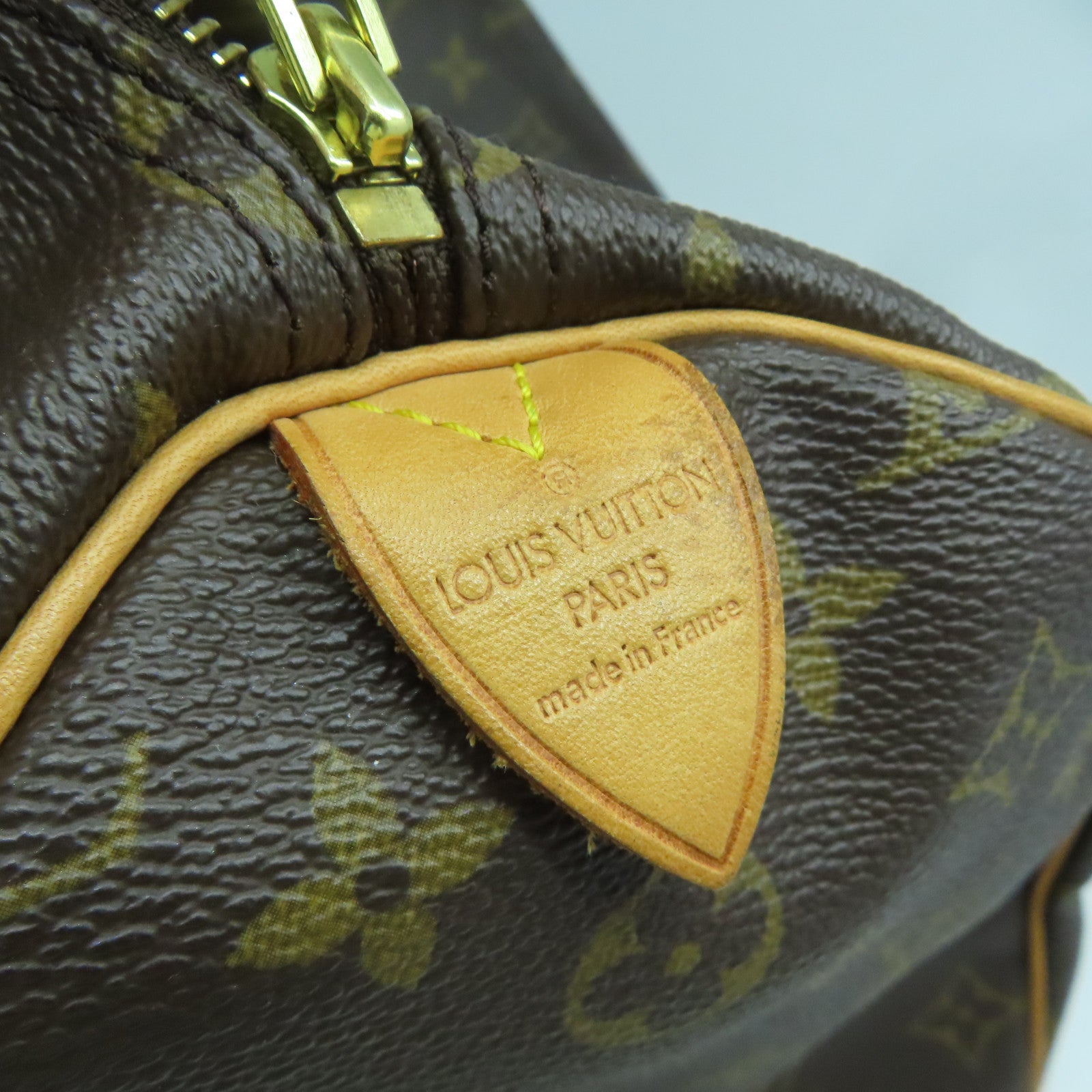 LOUIS VUITTON 【激減優惠】Monogram Speedy 35金扣手挽袋啡色