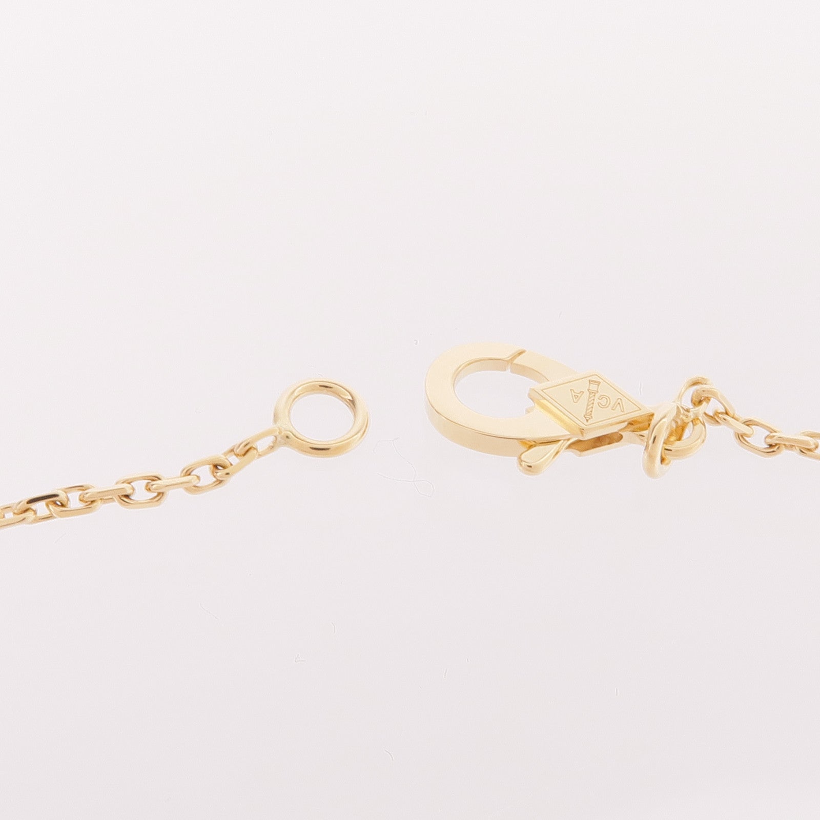 Van Cleef & Arpels 18K黃金Vintage Alhambra Onyx Necklace黑瑪瑙項鍊