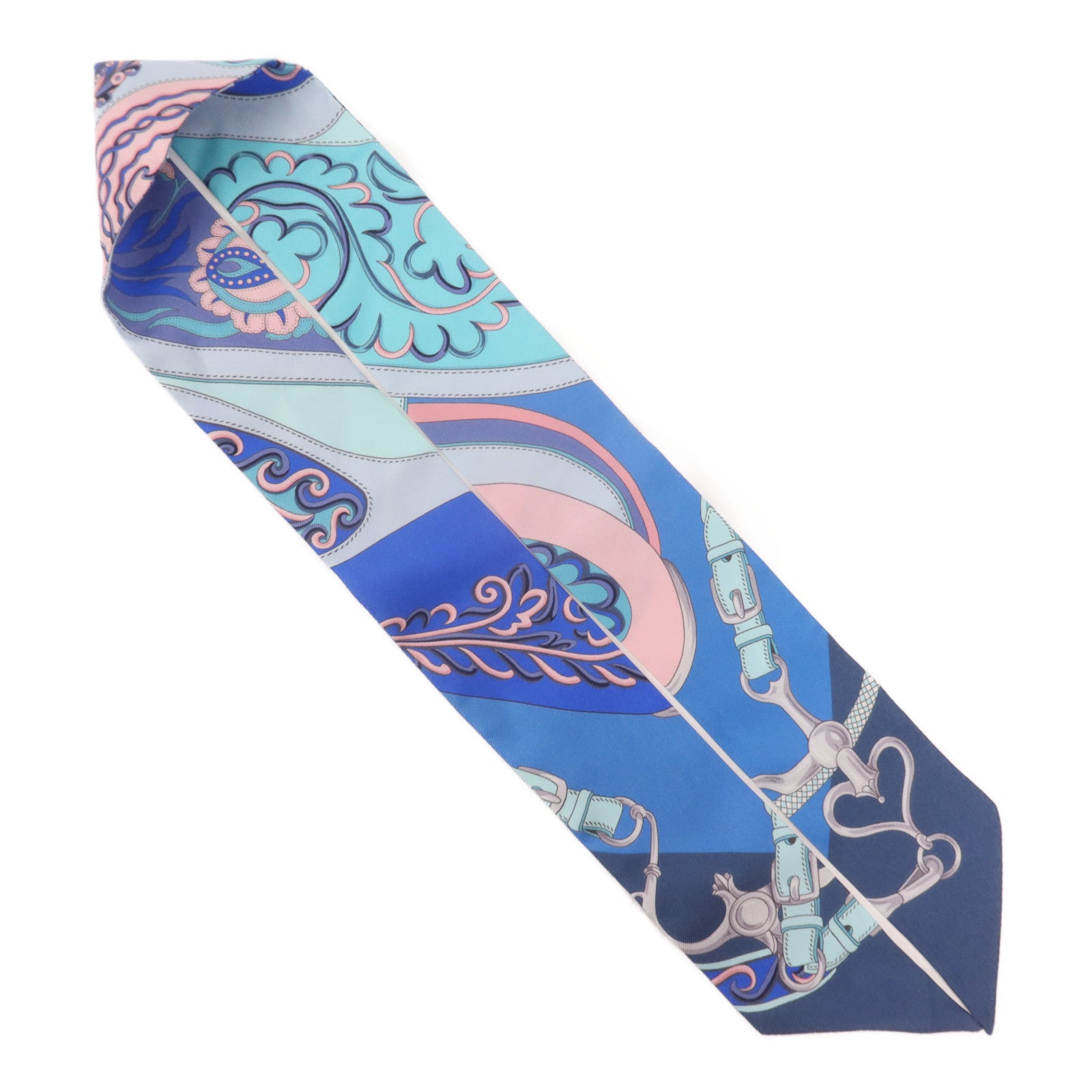 HERMES 絲質Twilly絲巾