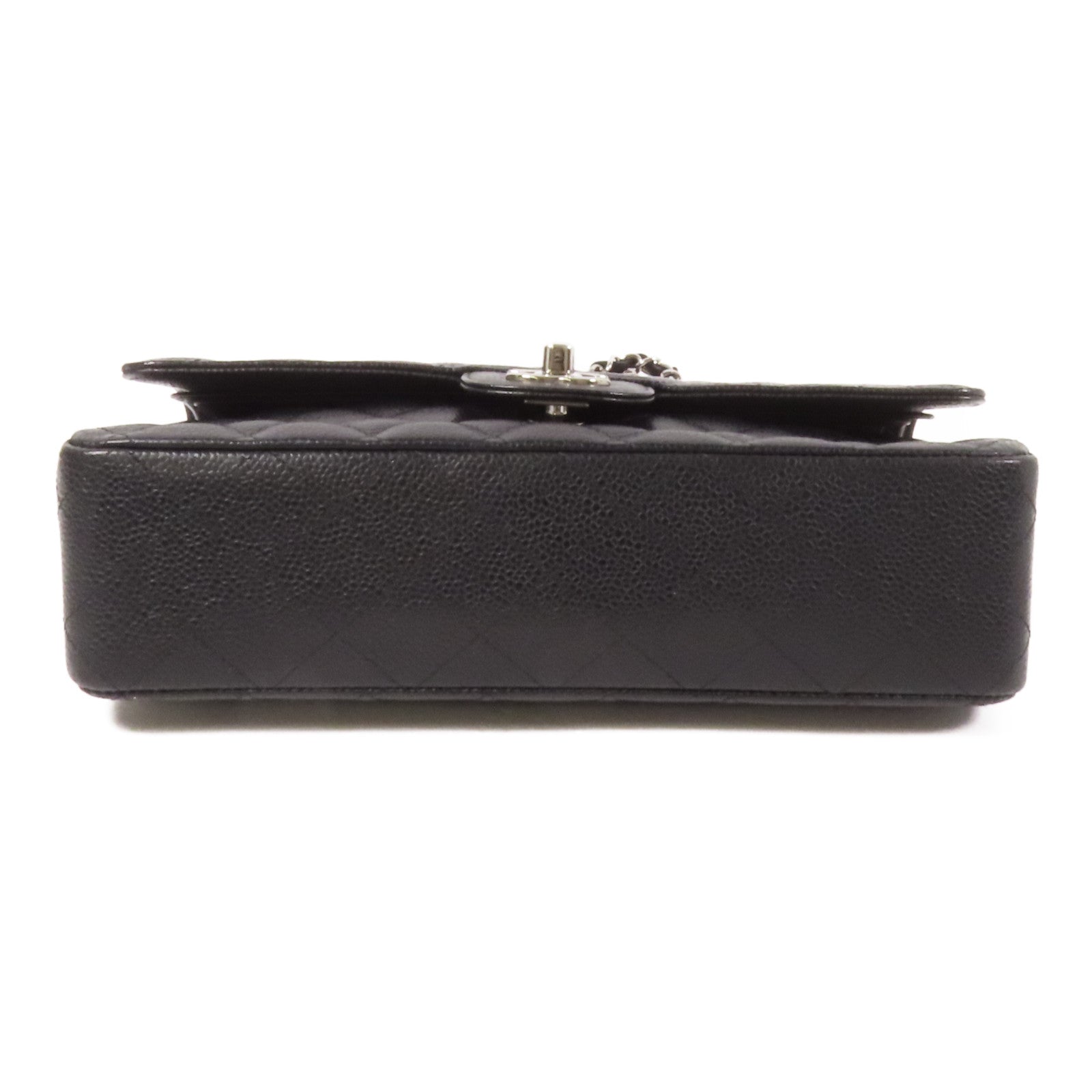 CHANEL 牛皮皮革Classic 25銀扣鏈帶肩背袋