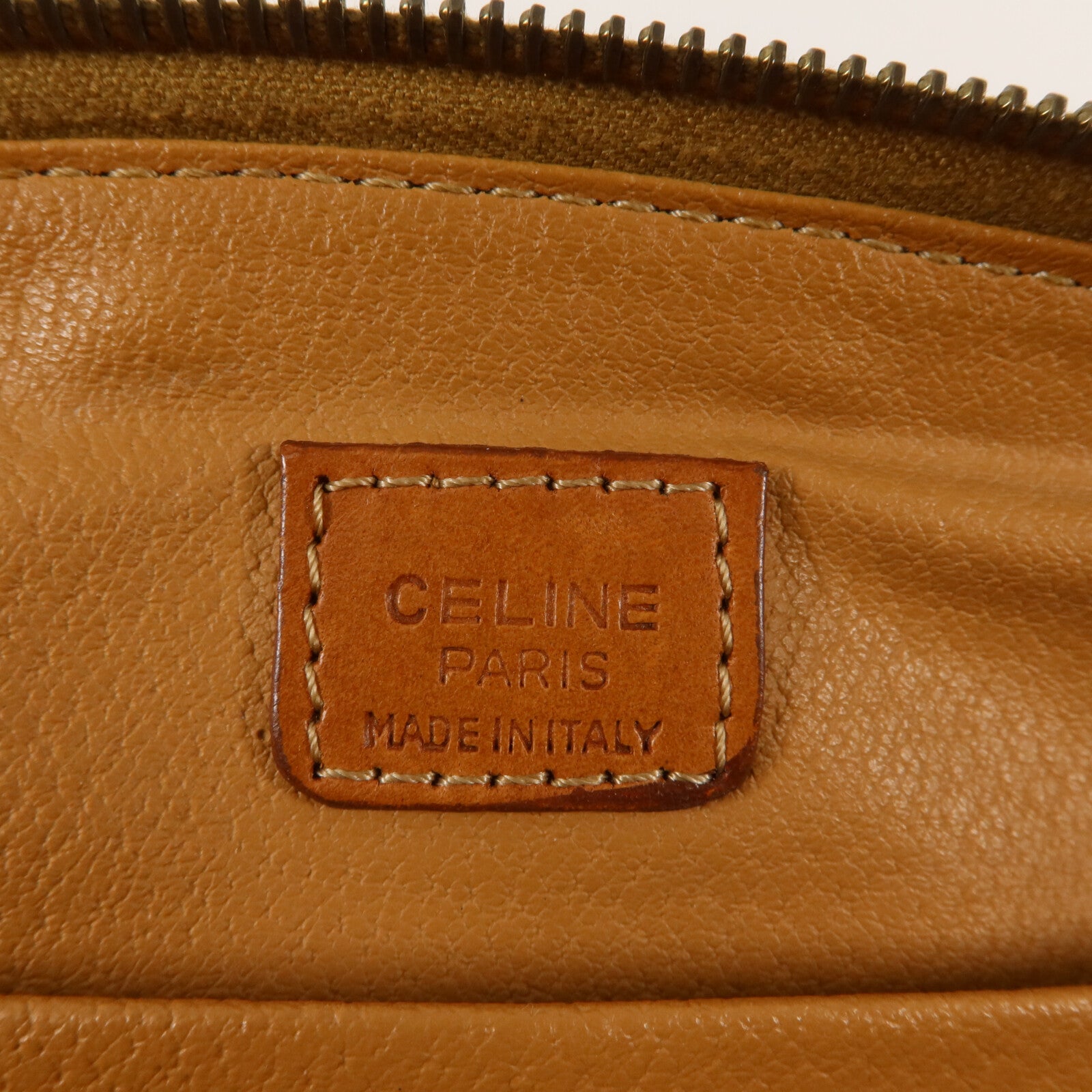 CELINE 塗層帆布Pouch Vintage手提包