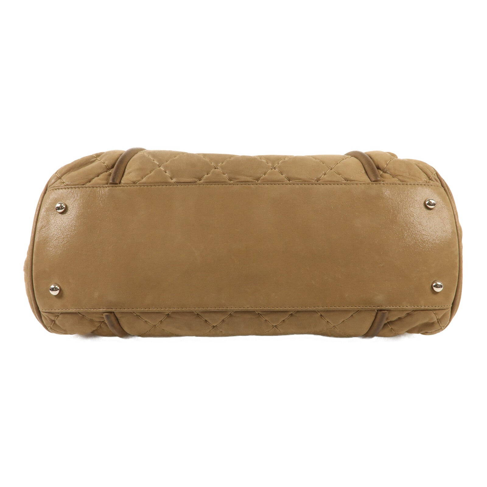 CHANEL 牛皮皮革Chain Shoulder銀扣鏈帶手挽肩背兩用袋