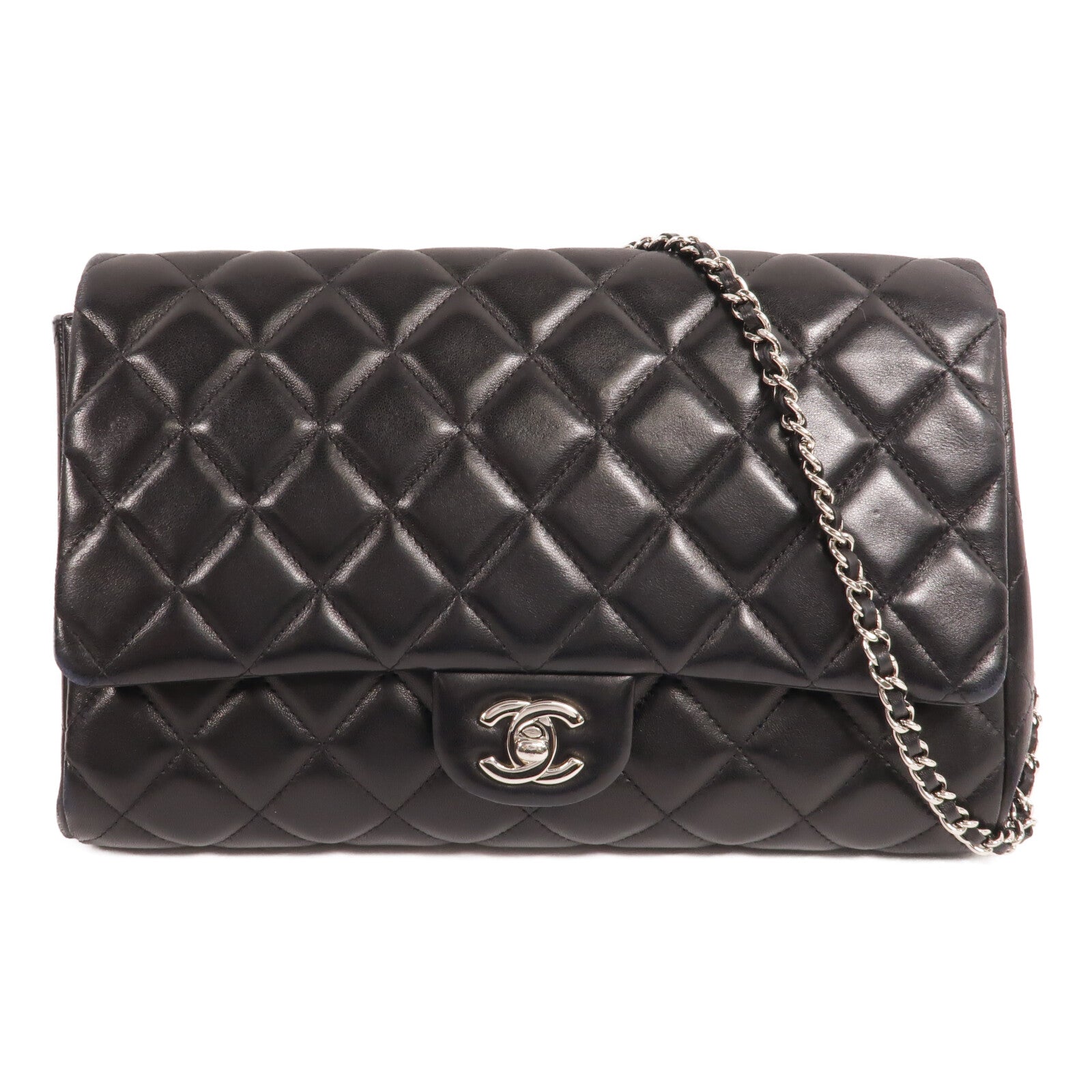 CHANEL 羊皮皮革Chain Shoulder鏈帶肩背袋