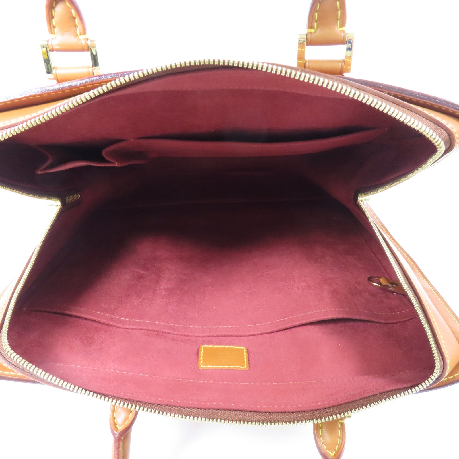 LOUIS VUITTON 皮革Negeb PM金扣手挽袋