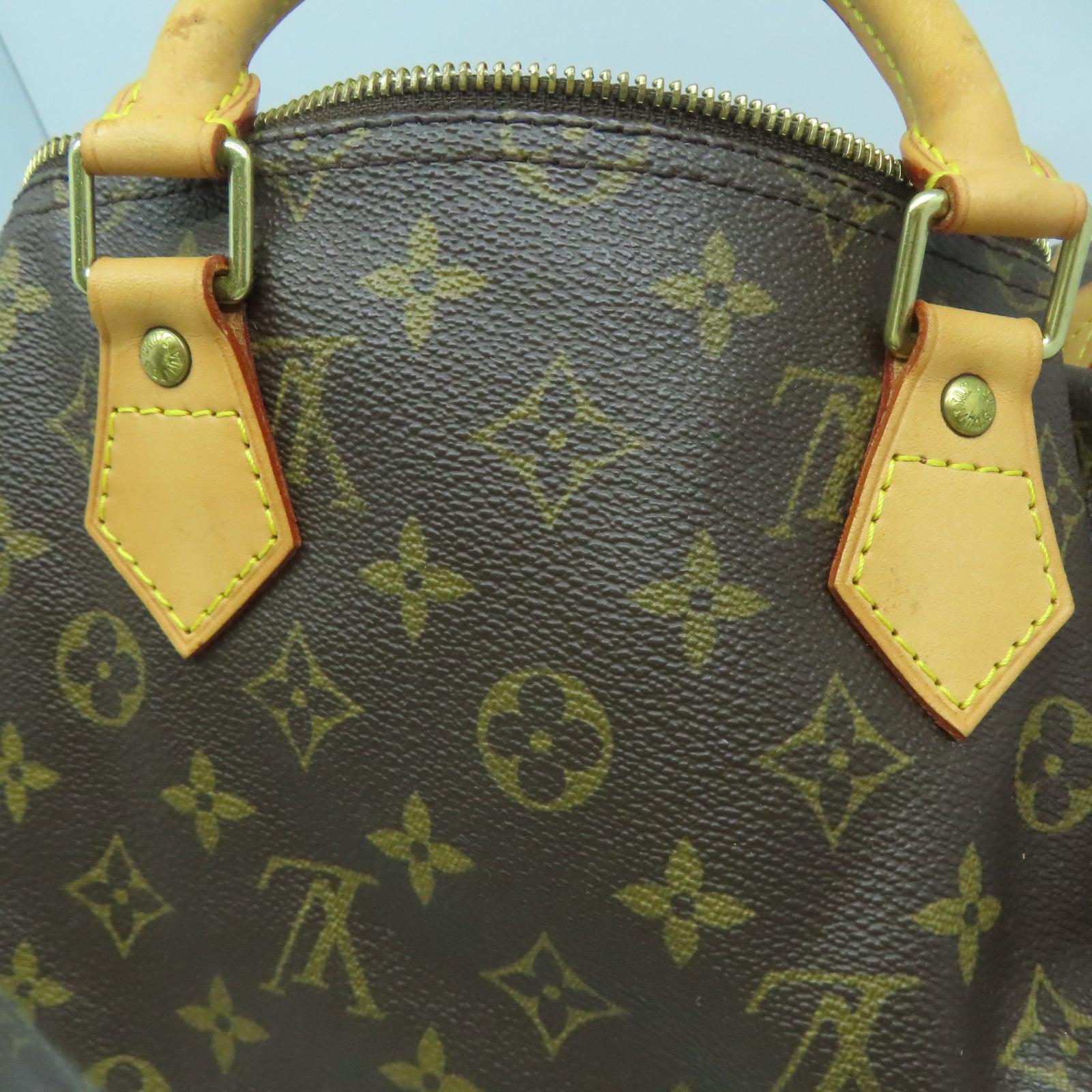 LOUIS VUITTON 【激減優惠】Monogram Speedy 35金扣手挽袋啡色