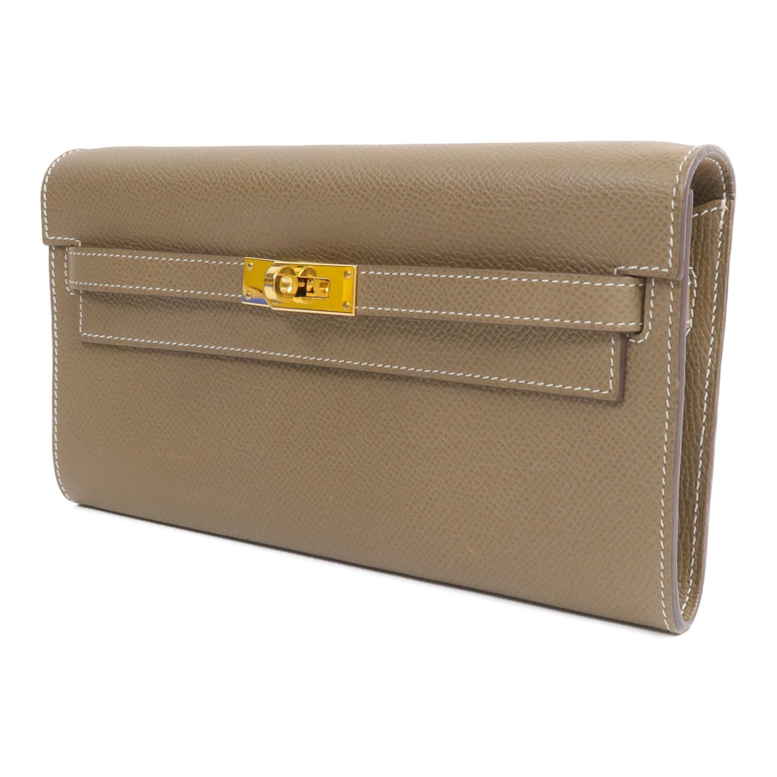 HERMES Epsom皮革Kelly To Go肩背袋Etoupe