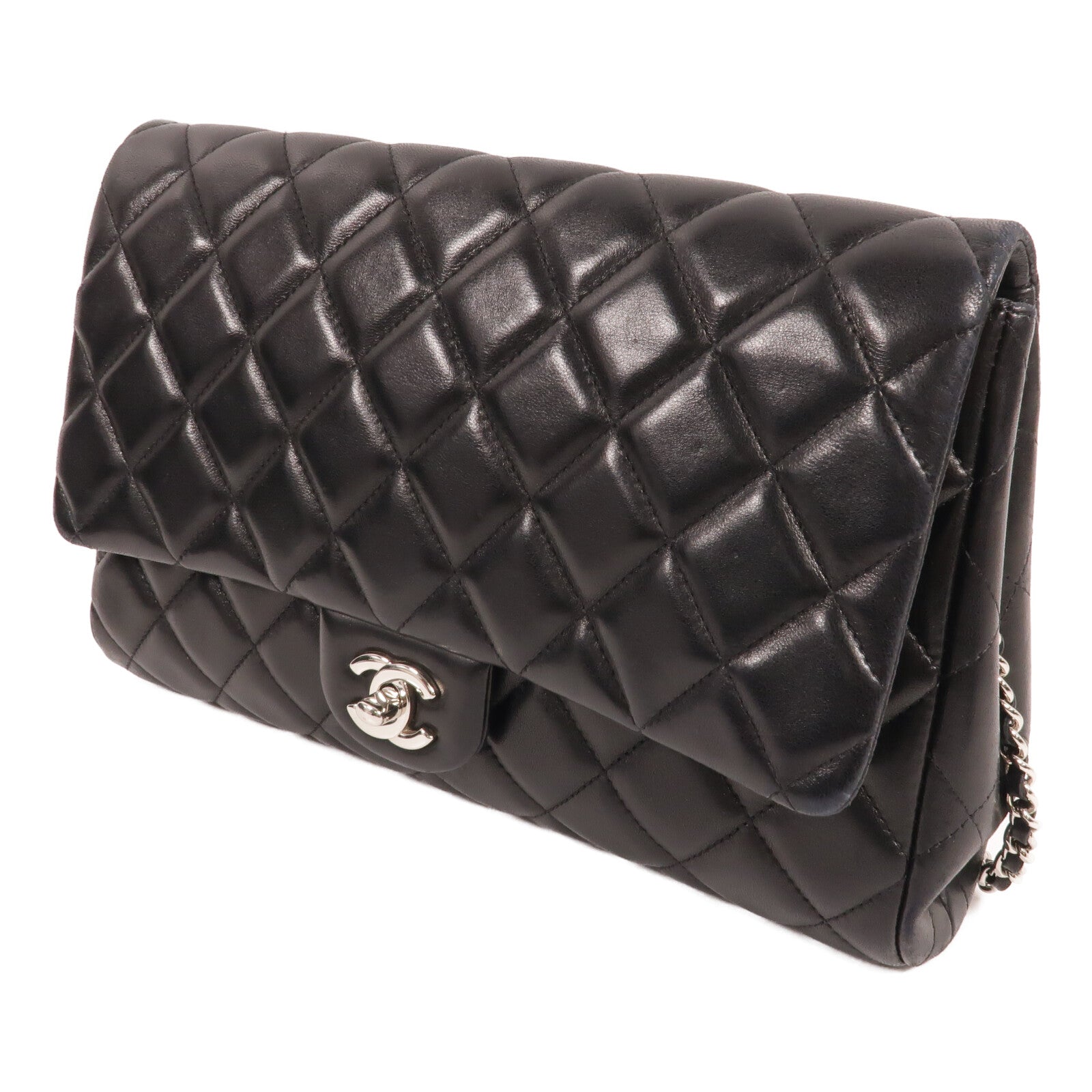 CHANEL 羊皮皮革Chain Shoulder鏈帶肩背袋