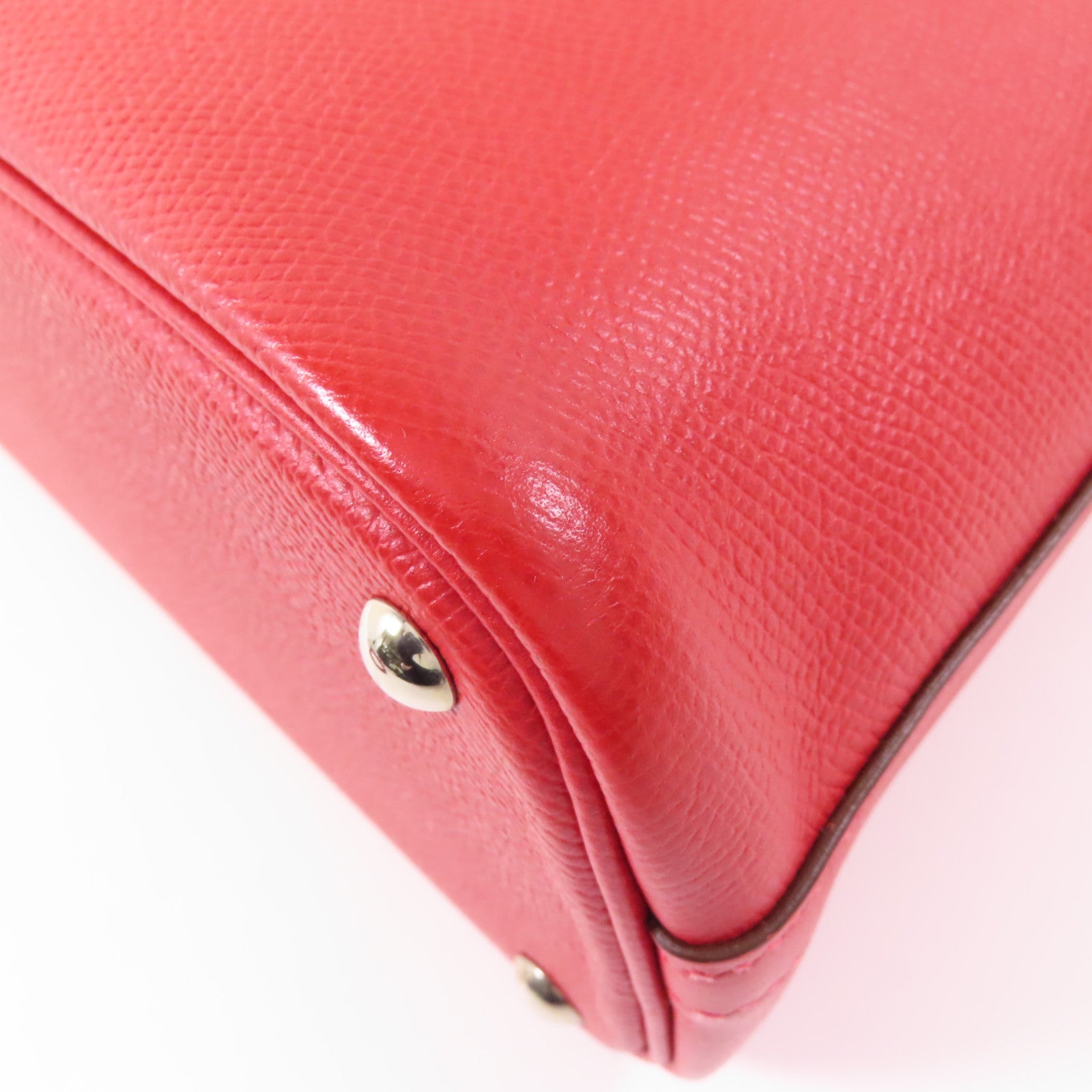 HERMES Epsom皮革Bolide 27銀扣手挽肩背兩用袋Q5 Rouge Casaque
