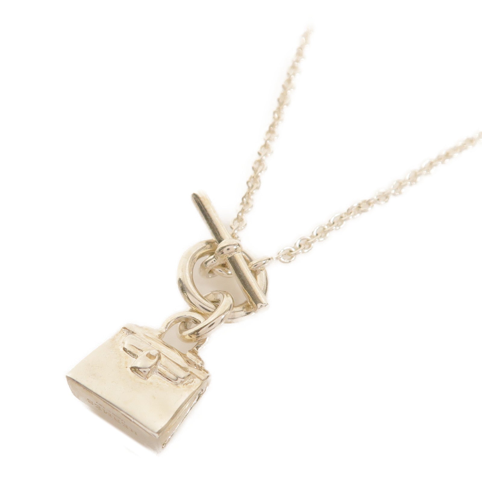 HERMES 925純銀Amulettes Kelly Pendant項鍊