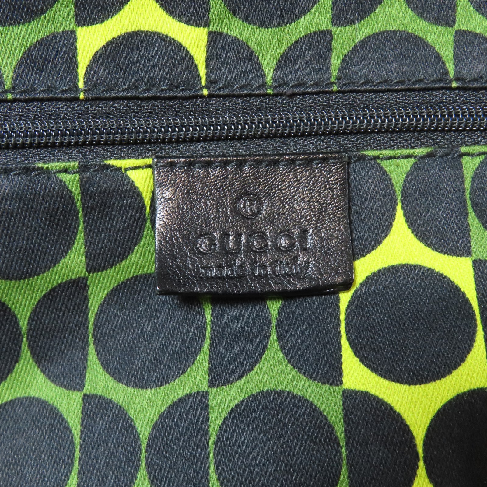GUCCI 【激減優惠】牛皮皮革Boston Bag金扣肩背袋黑色