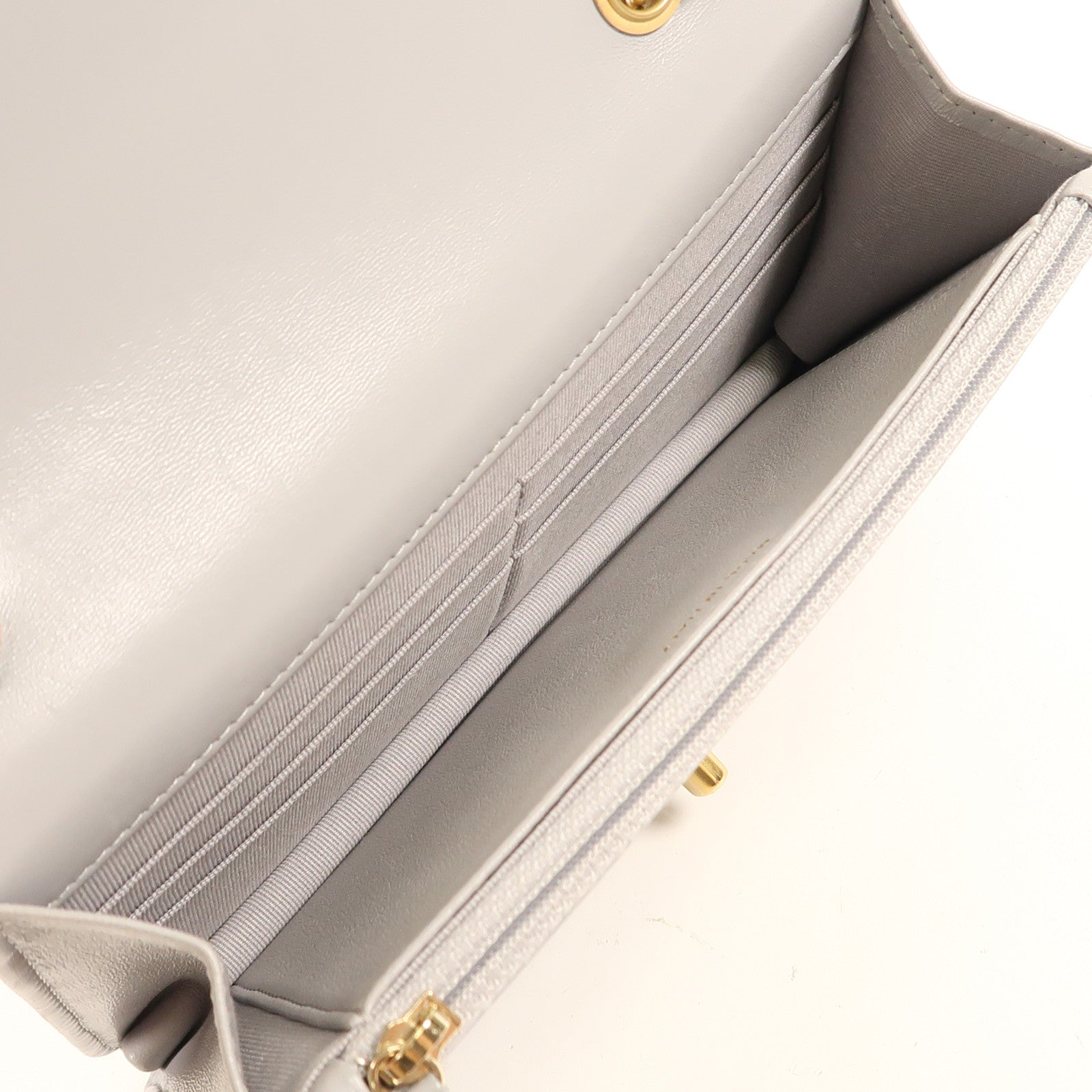 CHANEL 羊皮皮革WOC Wallet On Chain金扣鏈帶肩背袋