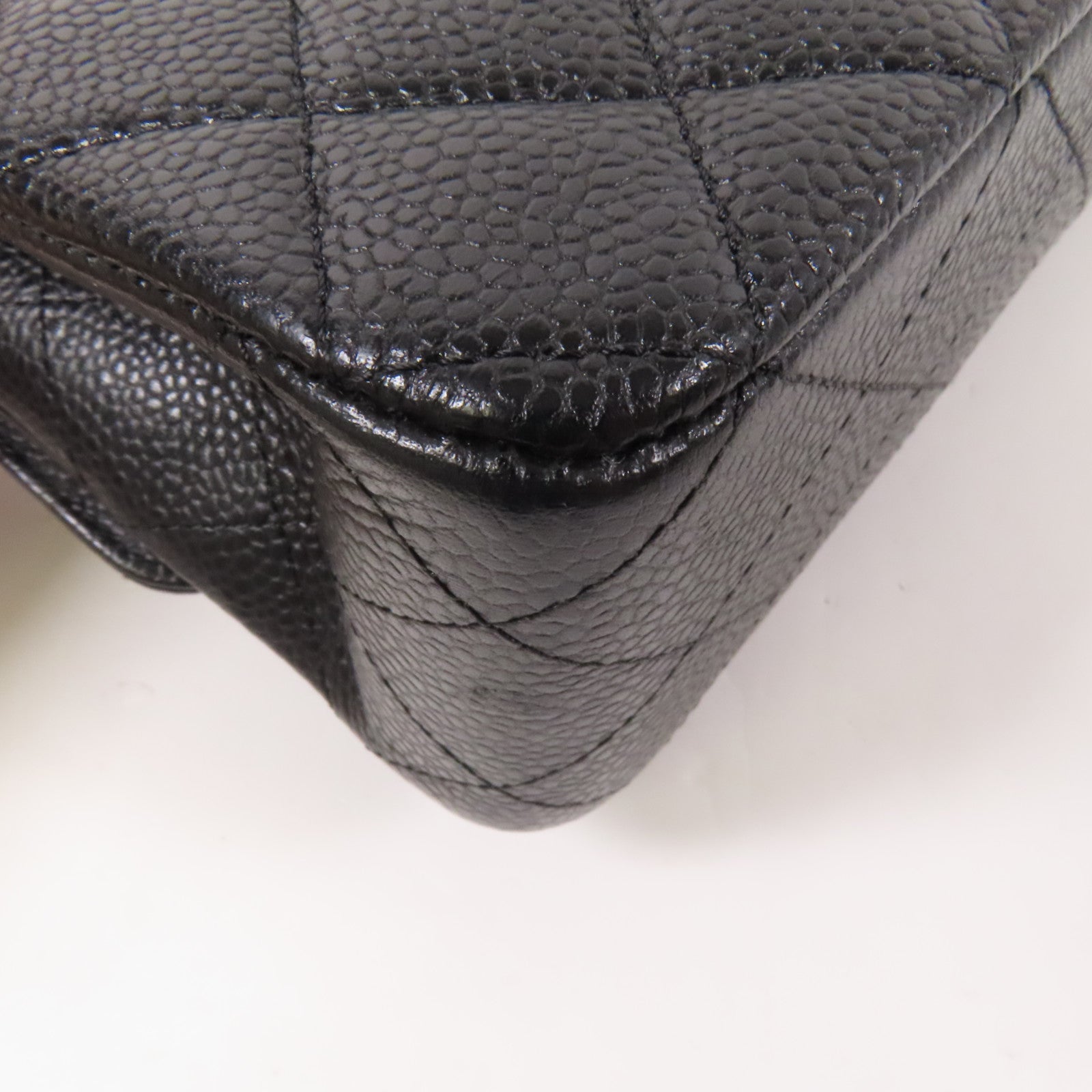 CHANEL 牛皮皮革Classic 25銀扣鏈帶肩背袋