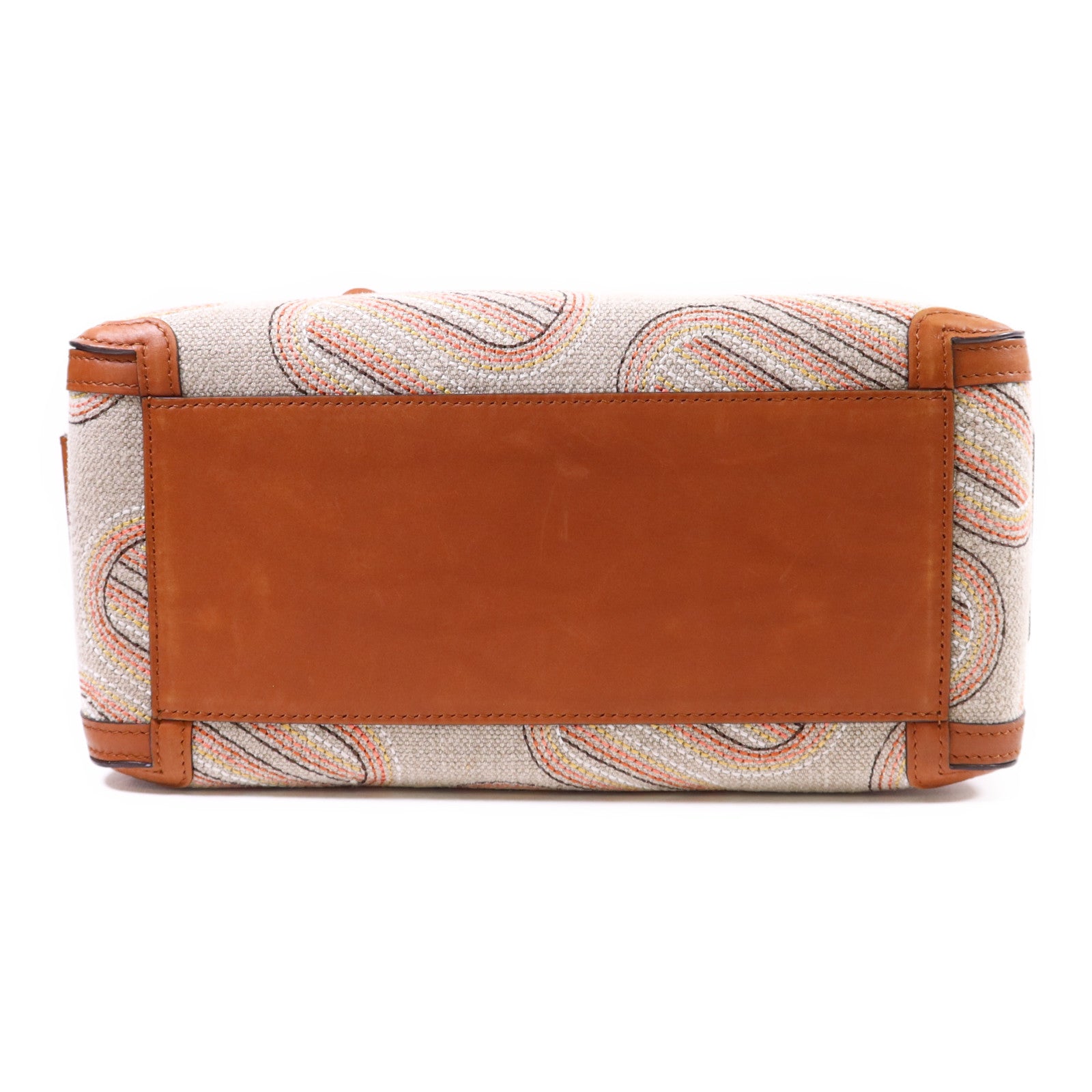 Delvaux 帆布/皮革Cool Box MM金扣手挽肩背兩用袋