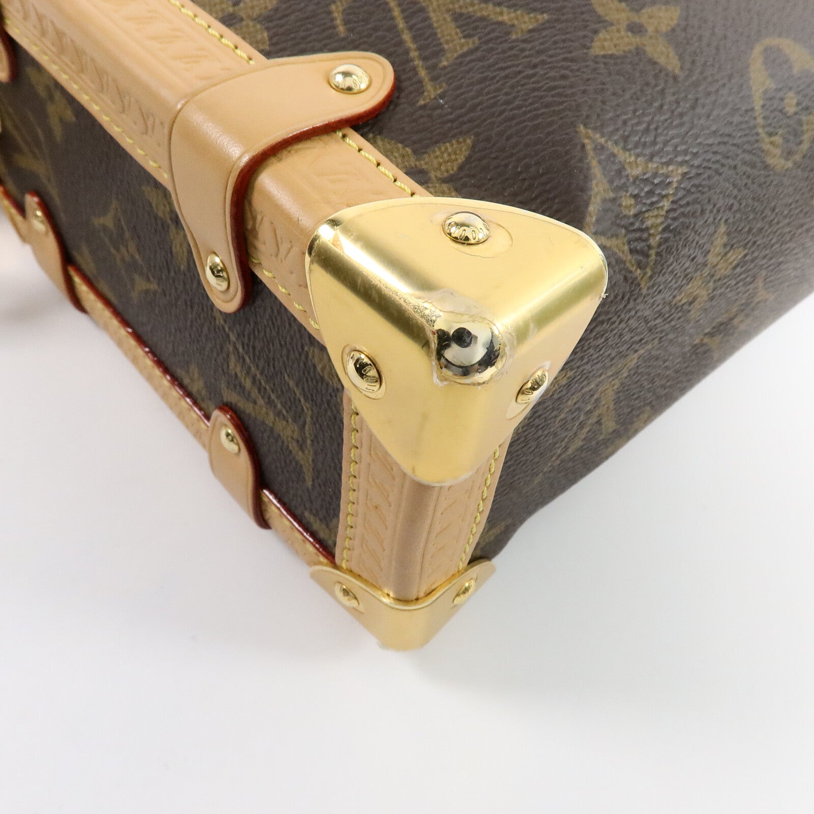 LOUIS VUITTON Monogram Side Trunk手挽肩背兩用袋