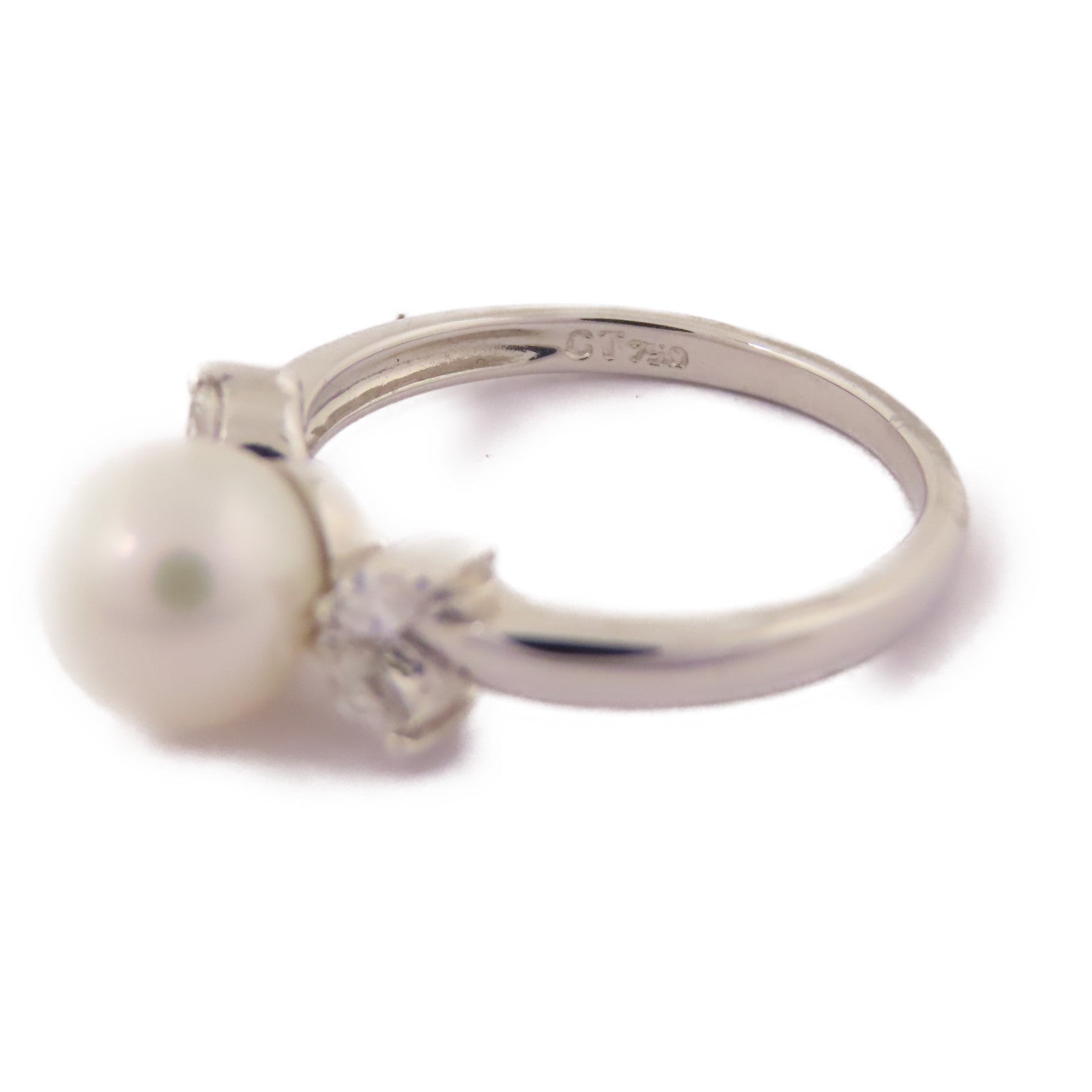 JEWELRY 【激減優惠】18K白金Diamond Ring鑽石戒指US#5.25