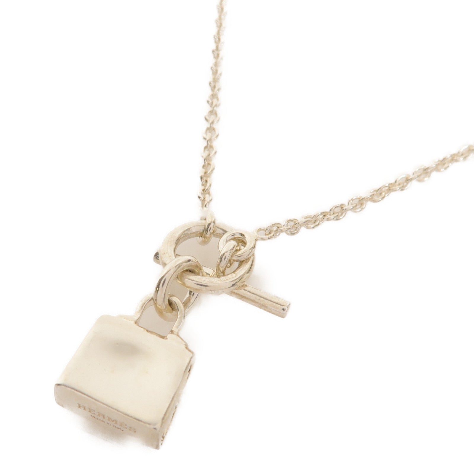 HERMES 925純銀Amulettes Kelly Pendant項鍊