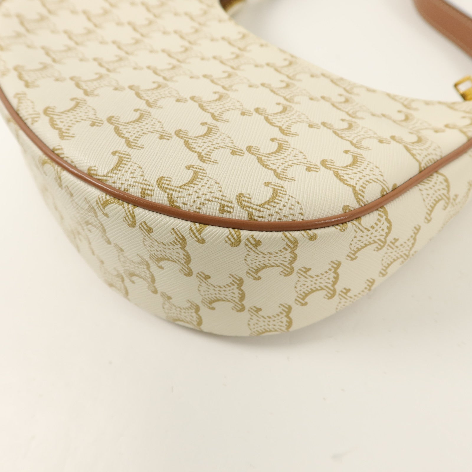 CELINE 塗層帆布Triomphe Ava Medium肩背袋