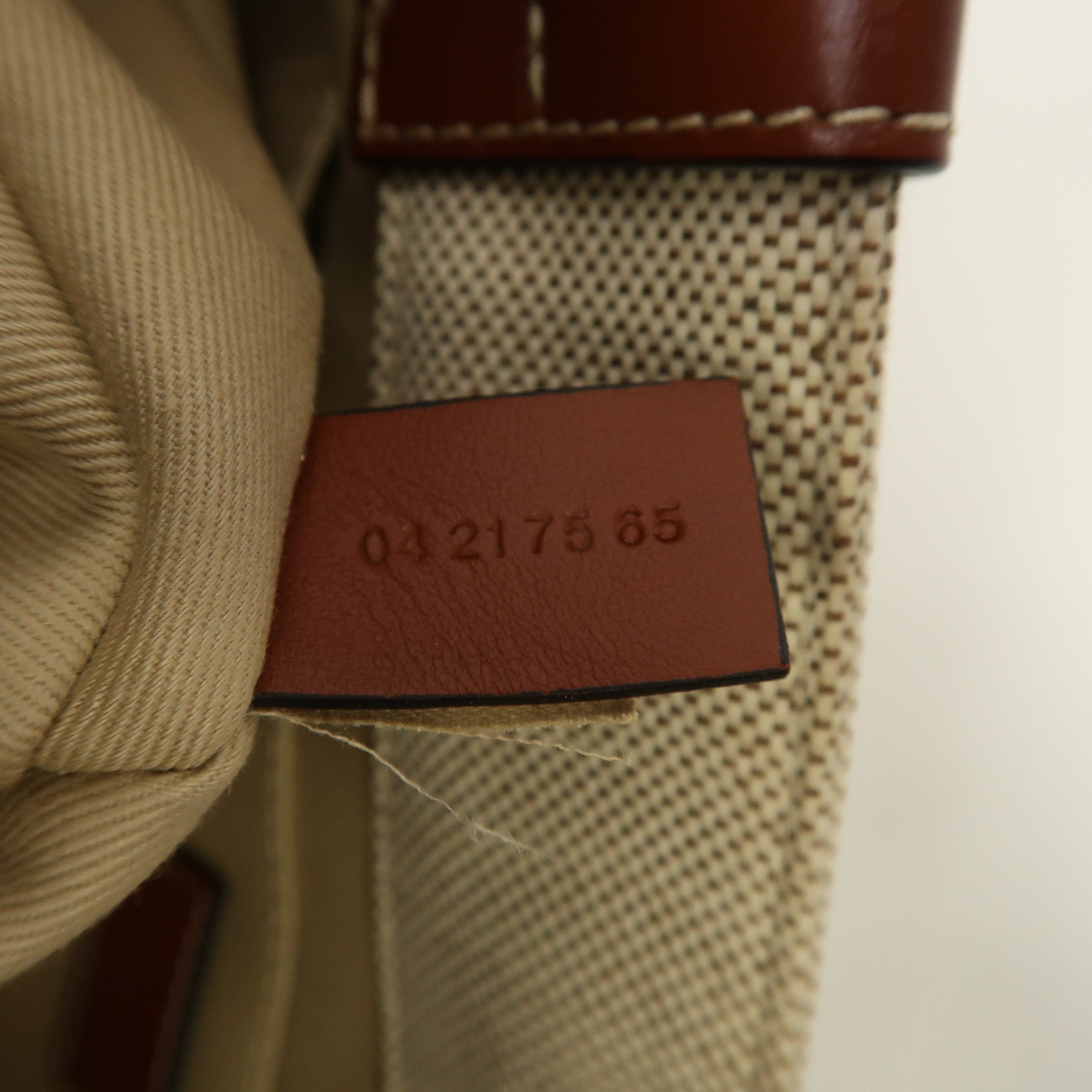 Chloe 帆布Woody Tote Bag手挽袋啡色