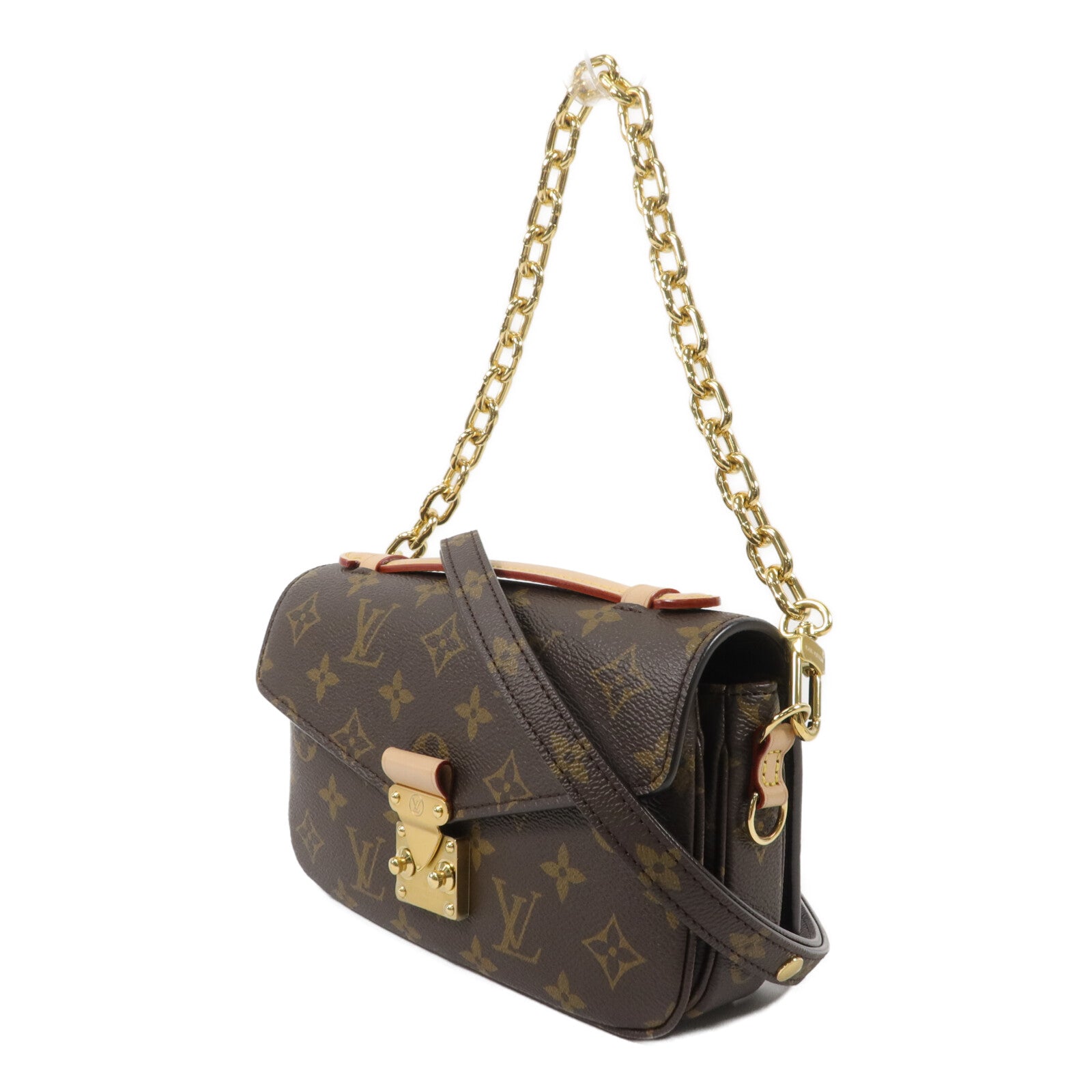 LOUIS VUITTON Monogram Pochette Metis East West手挽肩背兩用袋