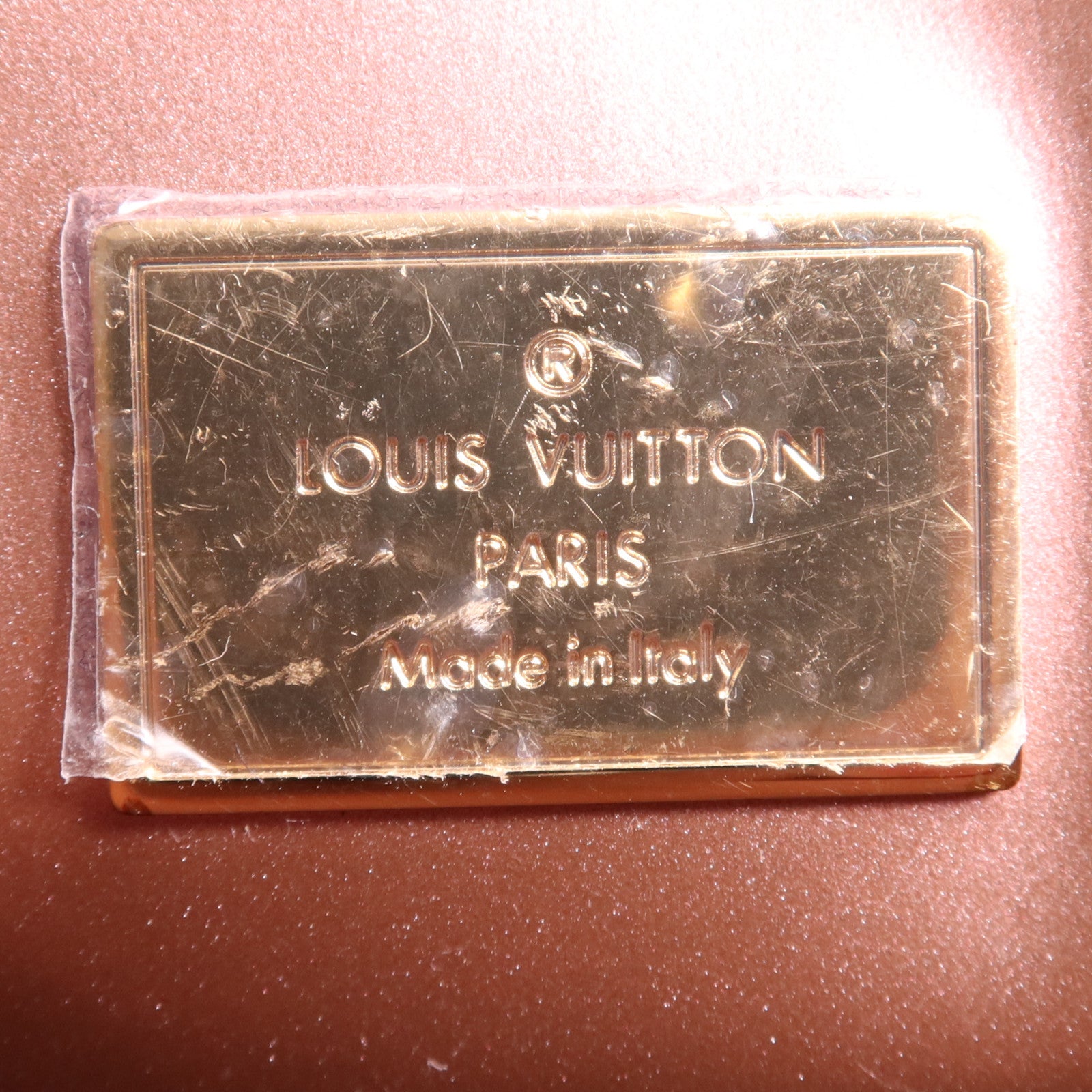 LOUIS VUITTON Vernis Spring Street PM金扣手挽肩背兩用袋