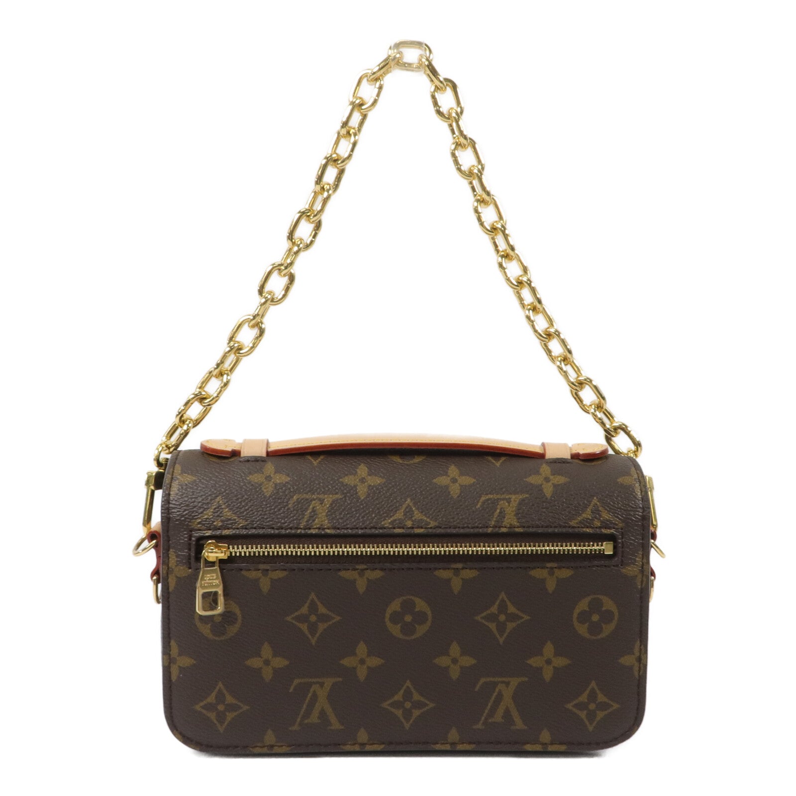 LOUIS VUITTON Monogram Pochette Metis East West手挽肩背兩用袋