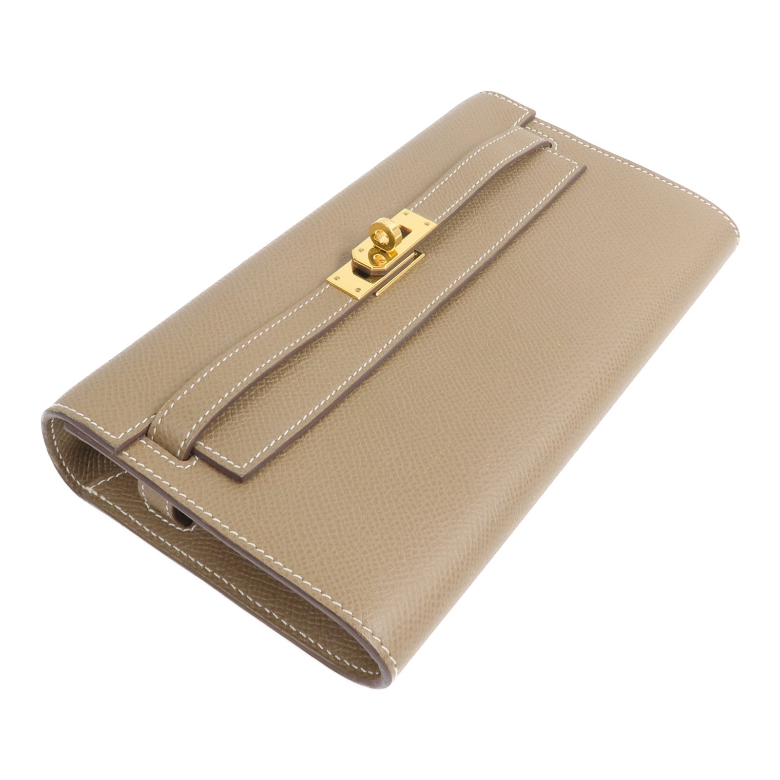 HERMES Epsom皮革Kelly To Go肩背袋Etoupe